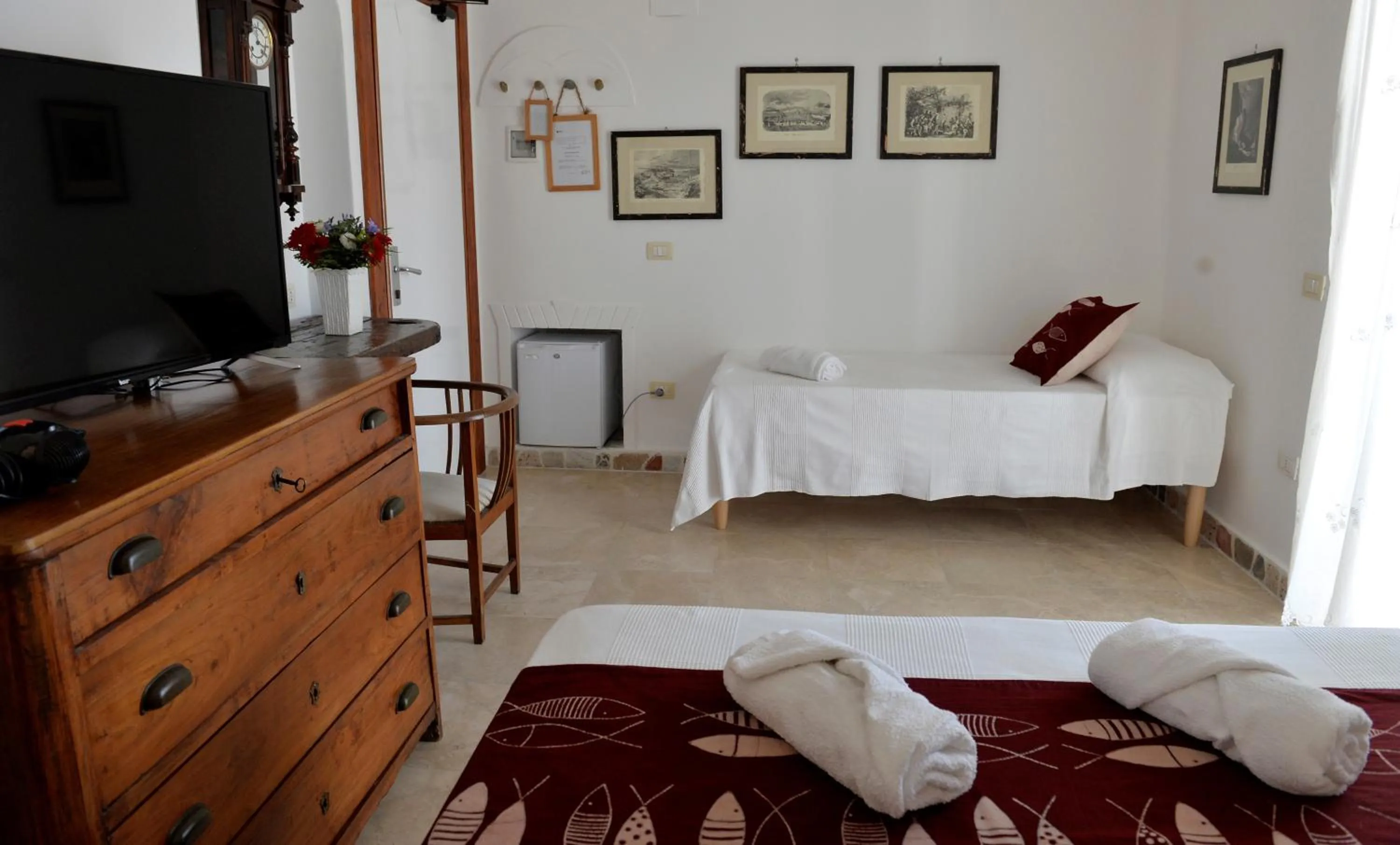 Bed in Piccolo Hotel Luisa