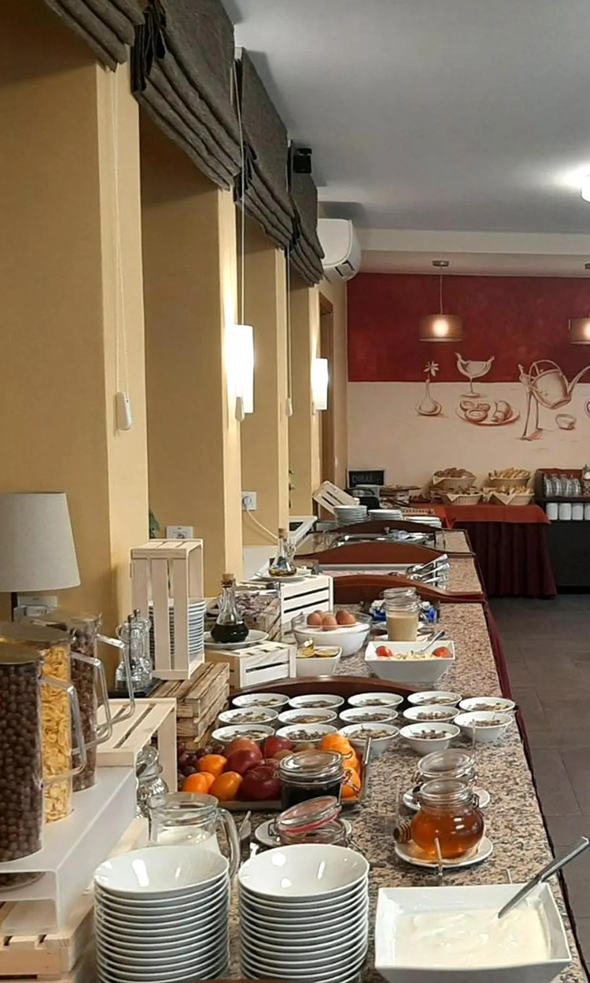 Buffet breakfast in Hotel Helios