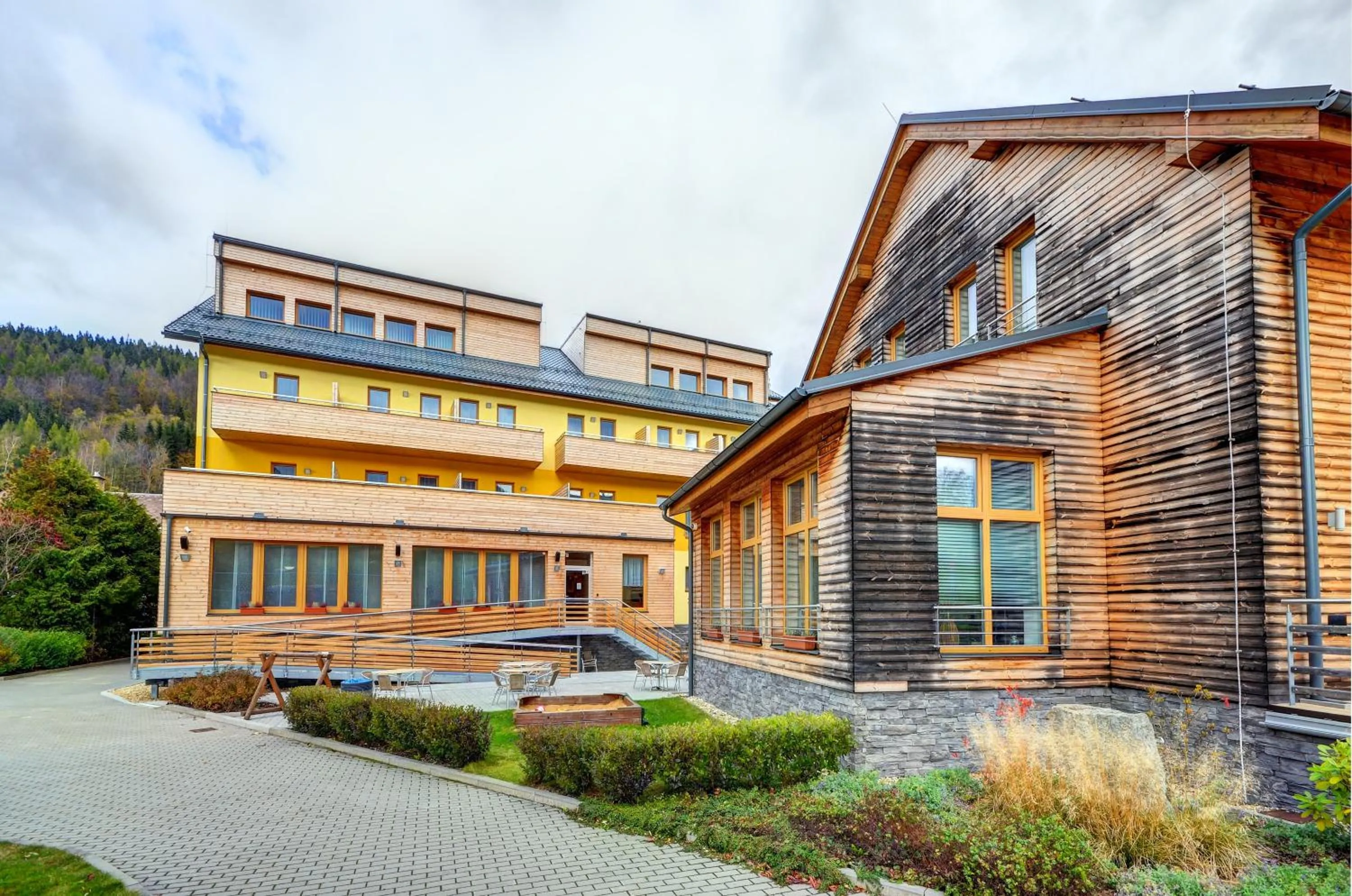 Property building in Hotel Helios