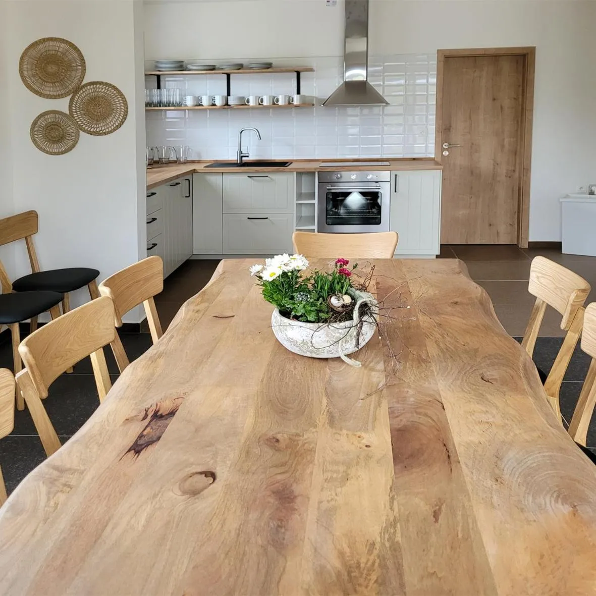 Kitchen or kitchenette in Hotel Helios