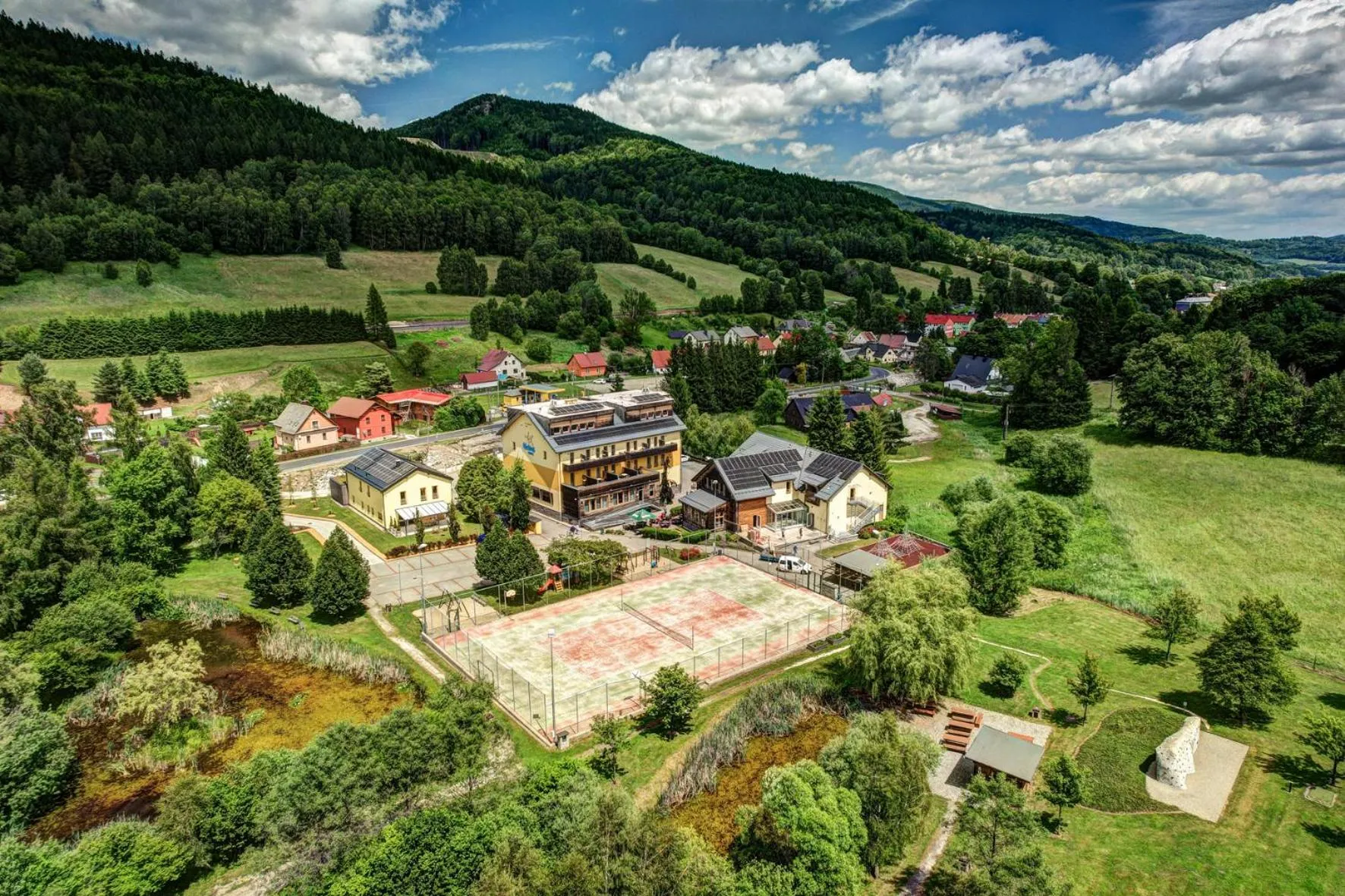 Bird's eye view in Hotel Helios