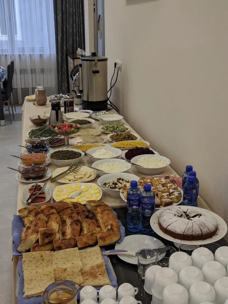 Continental breakfast in GreenWood Hotel