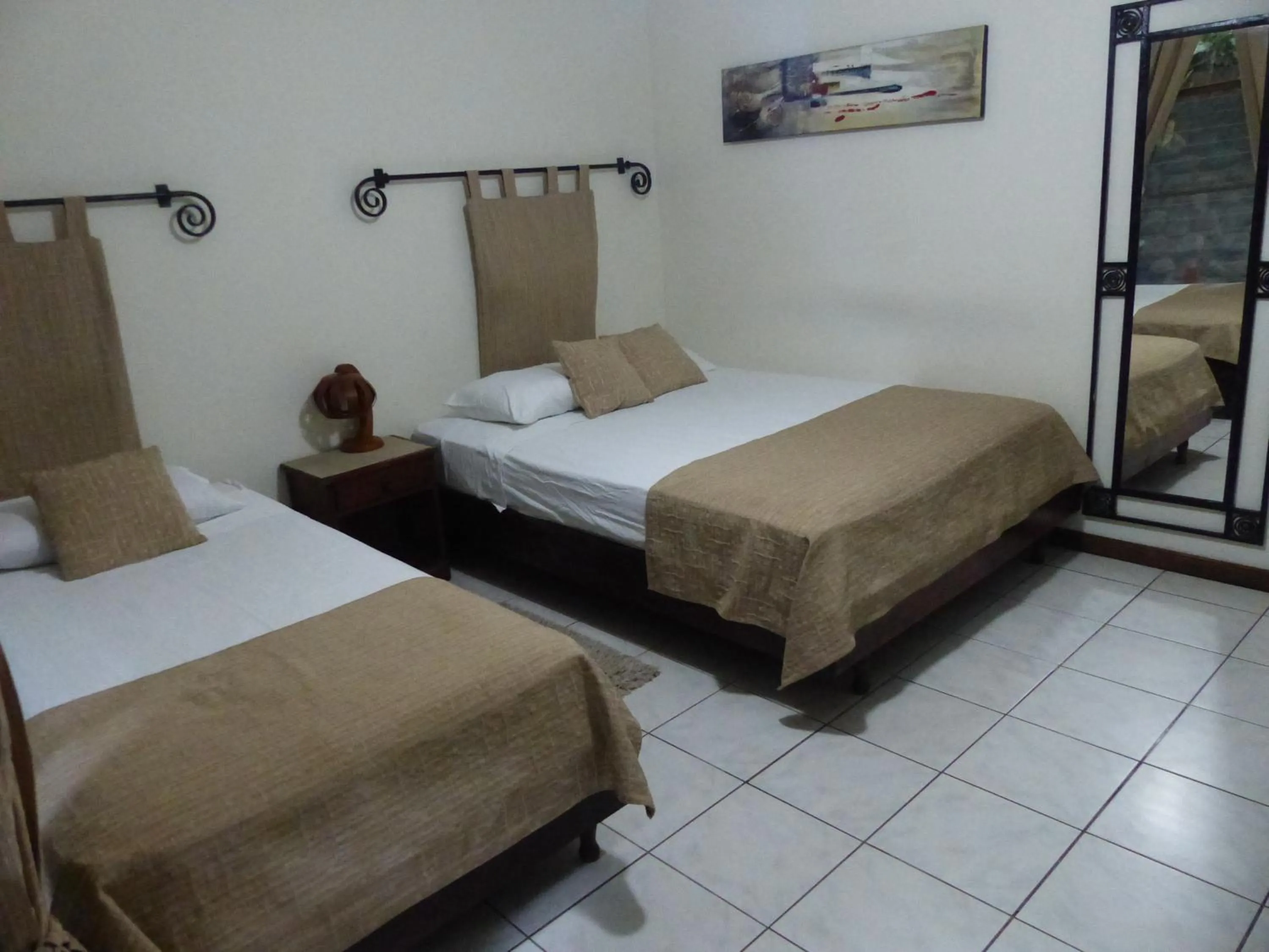 Bed in Hotel Villa Romantica