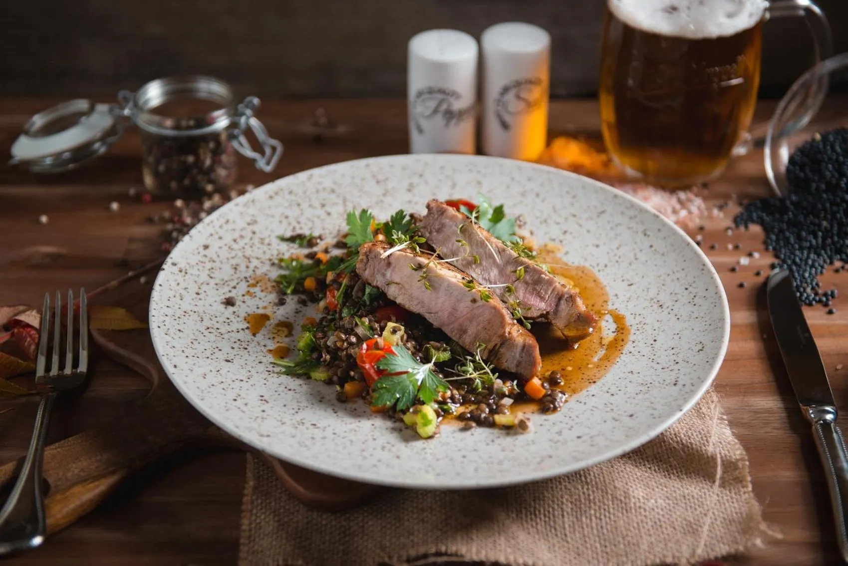 Food close-up in K-Triumf Resort