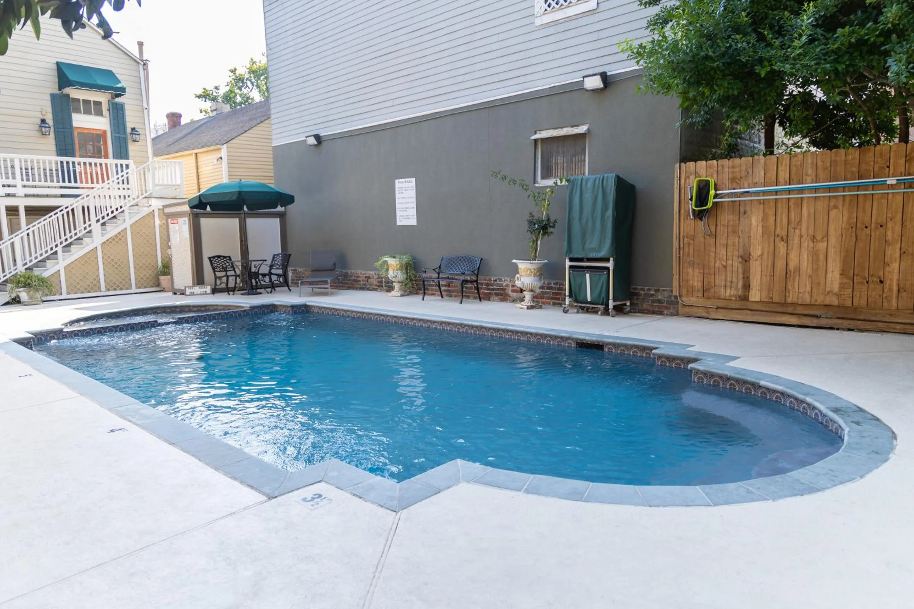 Swimming pool in Lamothe House Hotel a French Quarter Guest Houses Property