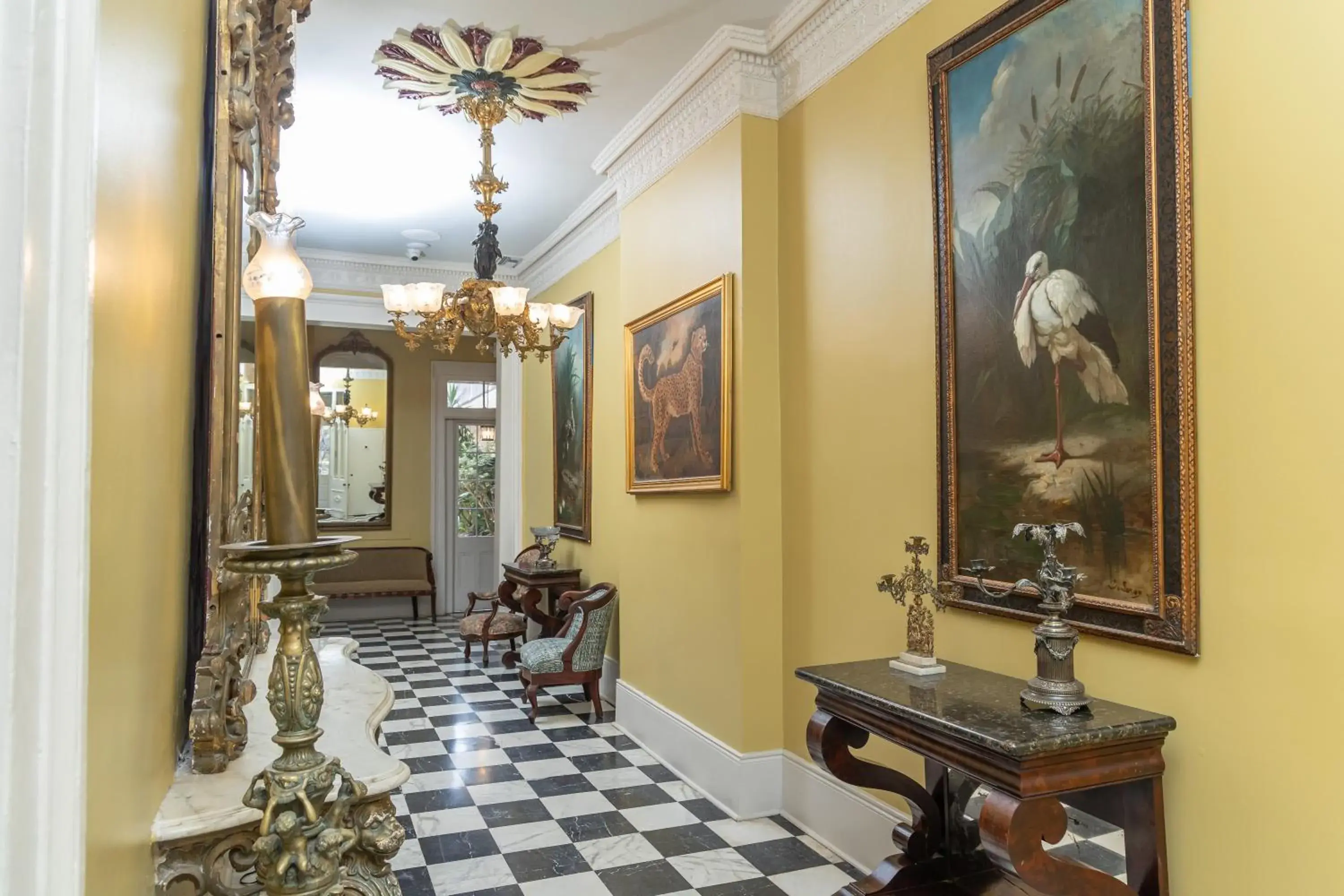 Lobby or reception in Lamothe House Hotel a French Quarter Guest Houses Property Lobby or reception in Lamothe House Hotel a French Quarter Guest Houses Property