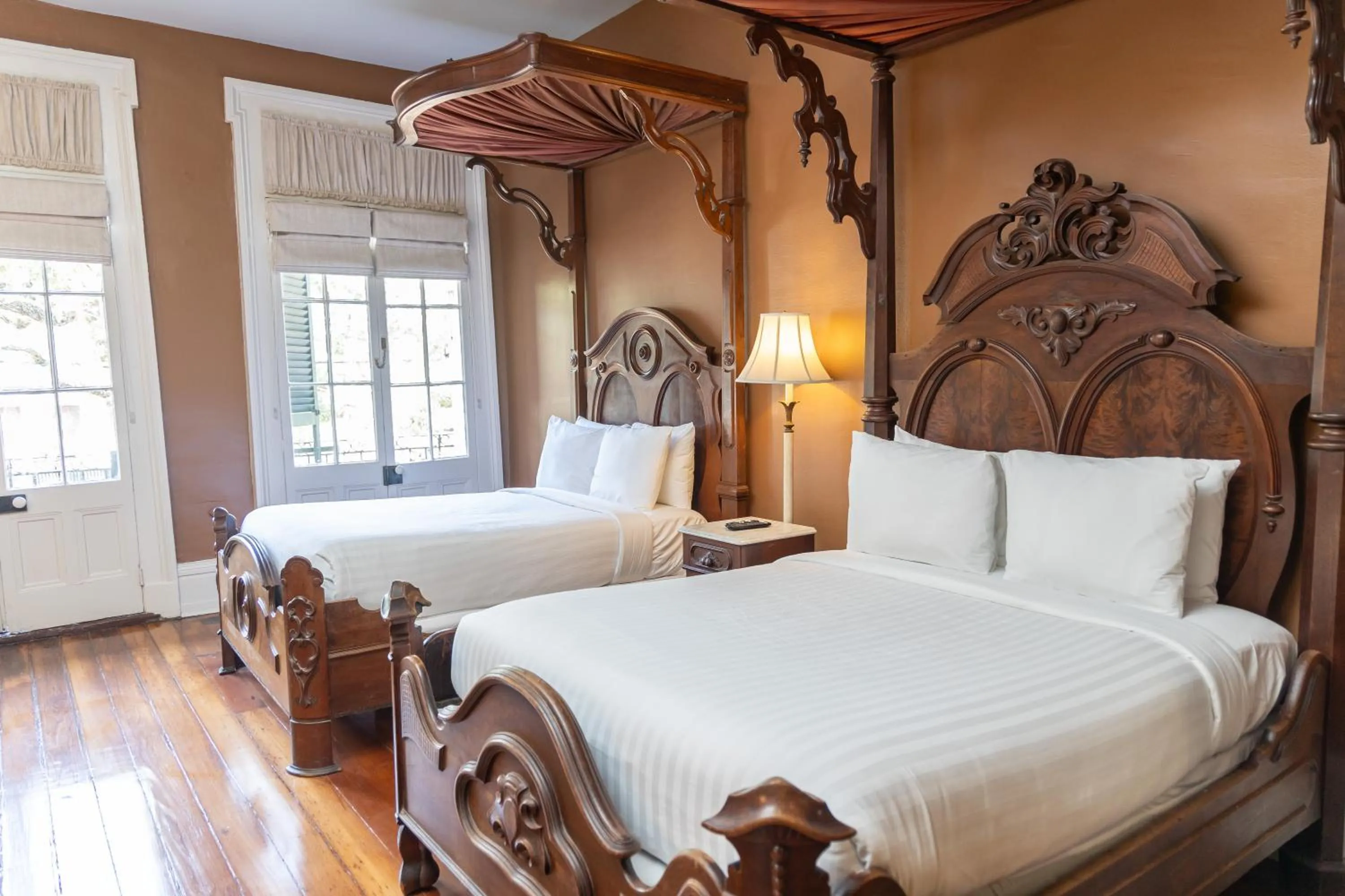 Bed in Lamothe House Hotel a French Quarter Guest Houses Property