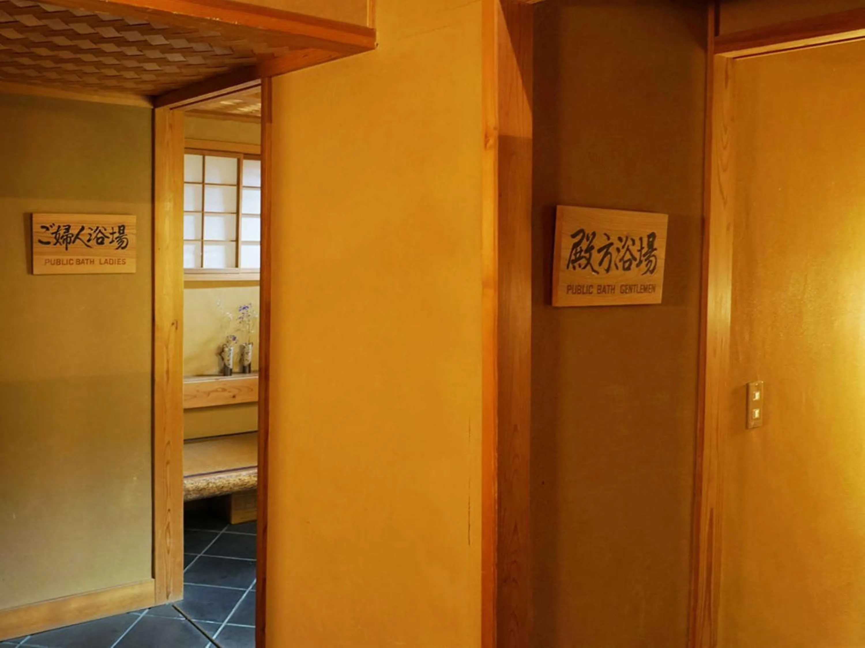 Hot Spring Bath in Wakaki Ryokan - Nasu Yumoto Onsen