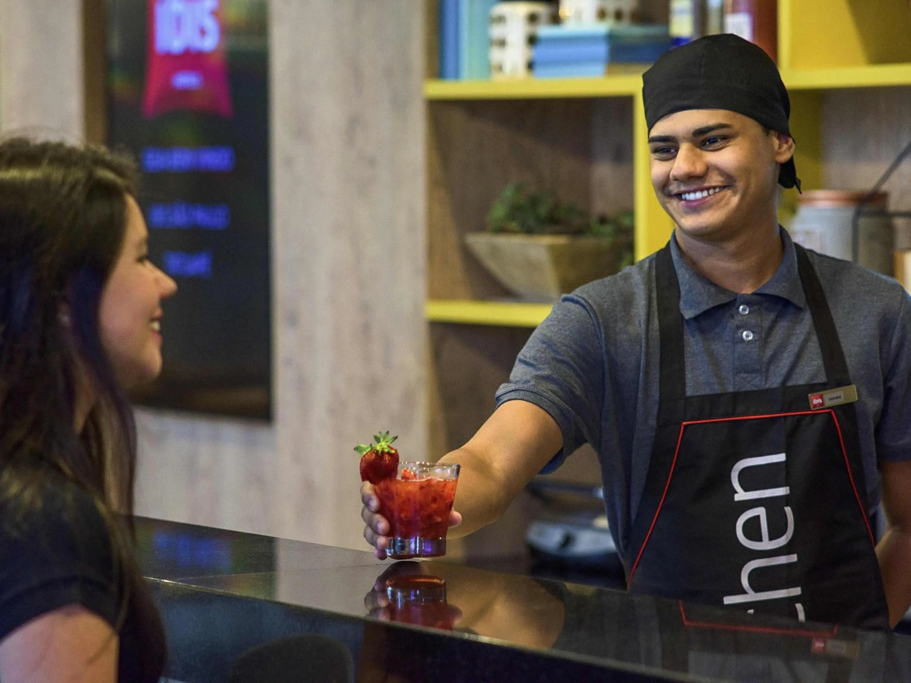 Lounge or bar in ibis Sao Paulo Tatuape