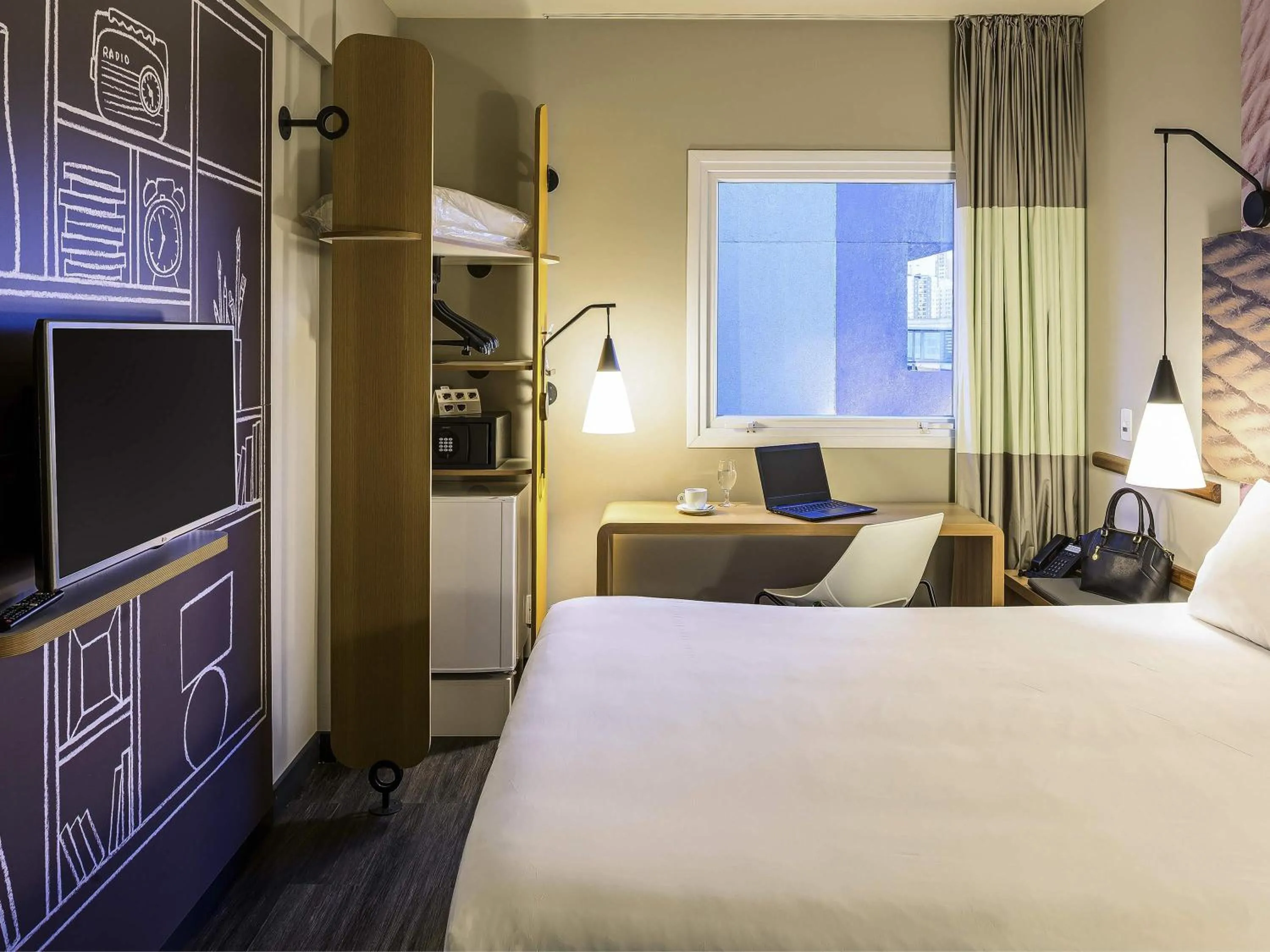 Bedroom, Bed in ibis Sao Paulo Tatuape