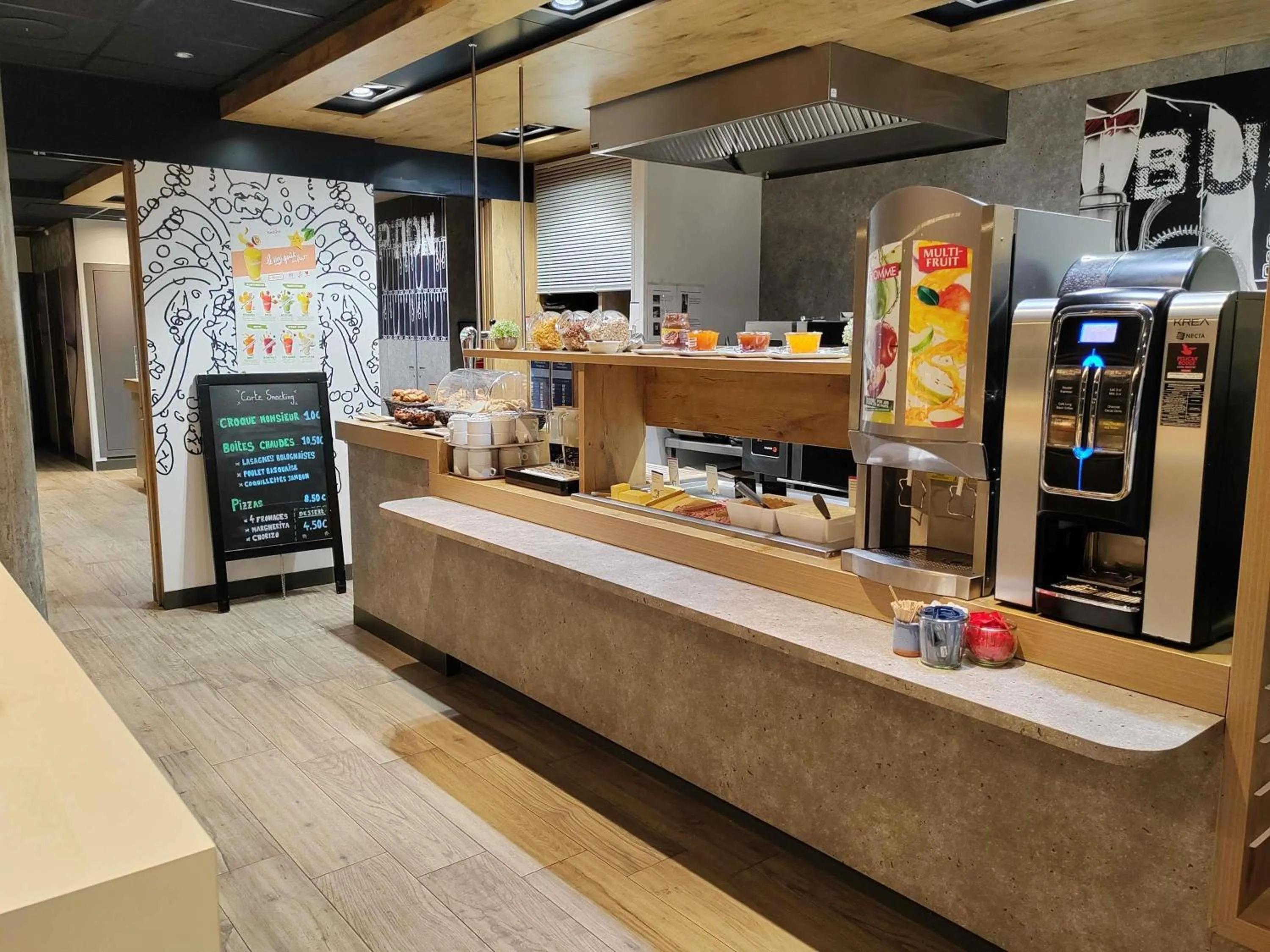 Breakfast in ibis budget Geneve Saint Genis Pouilly