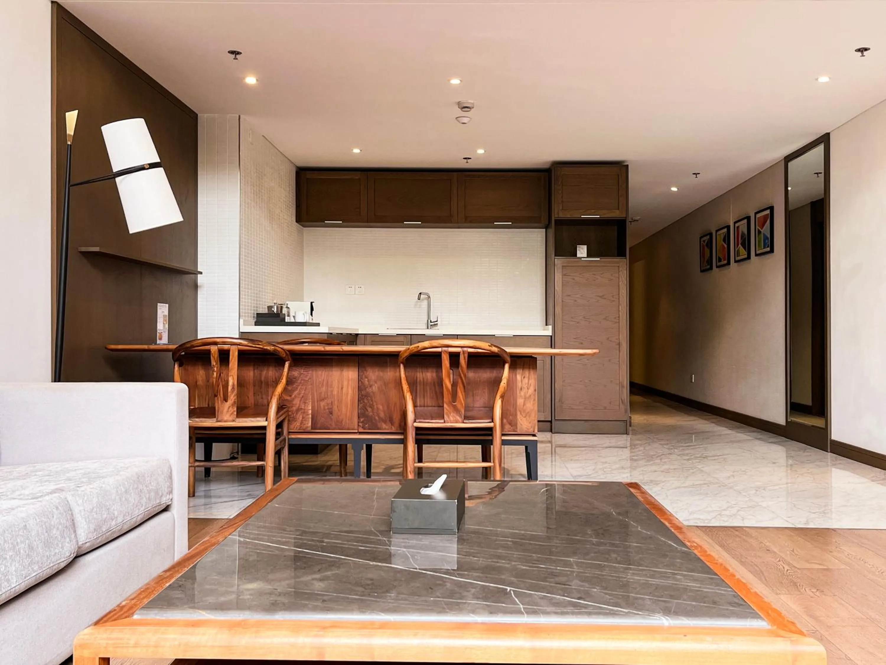 Living room in Novotel Suites Shanghai Hongqiao