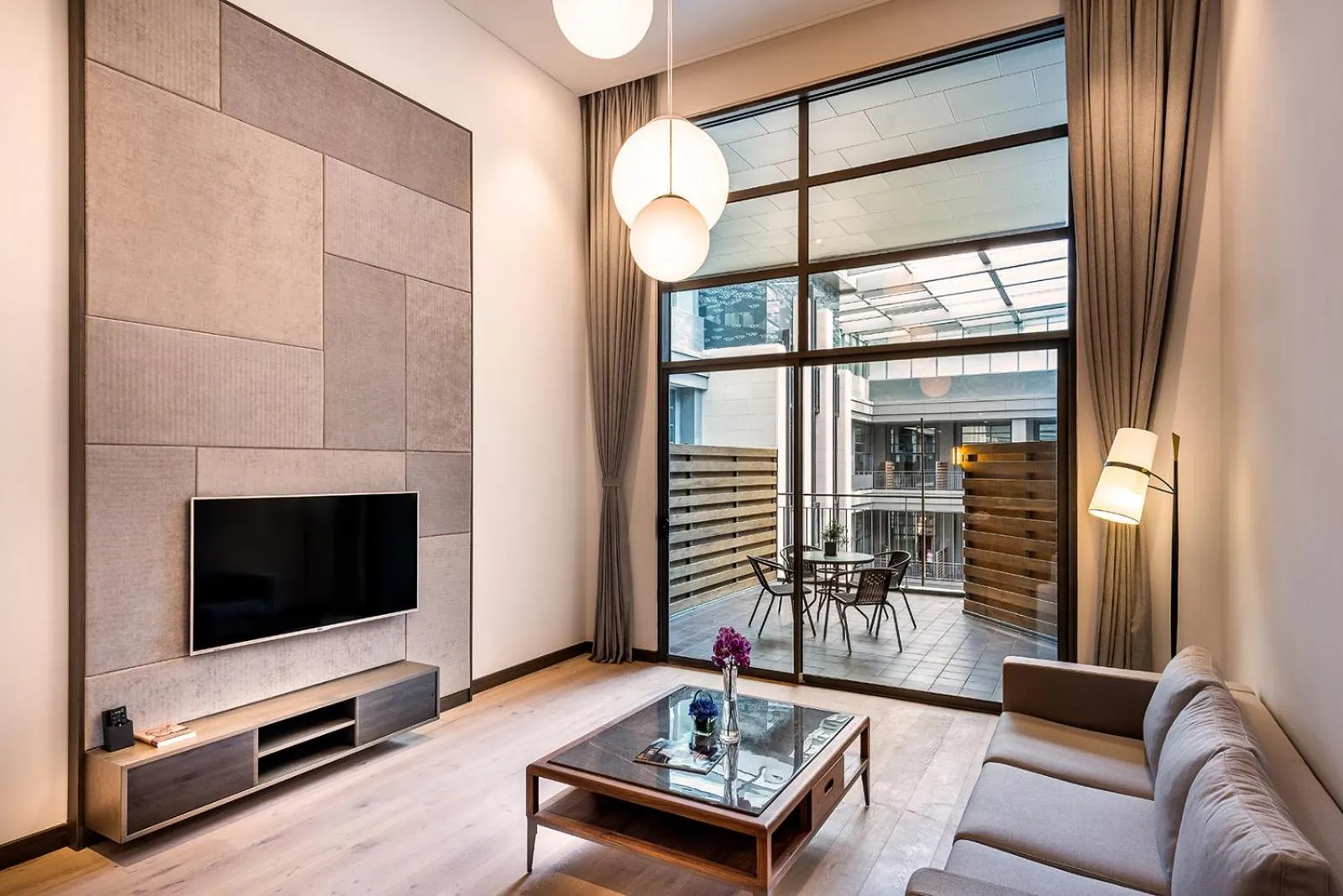 Balcony/Terrace in Novotel Suites Shanghai Hongqiao