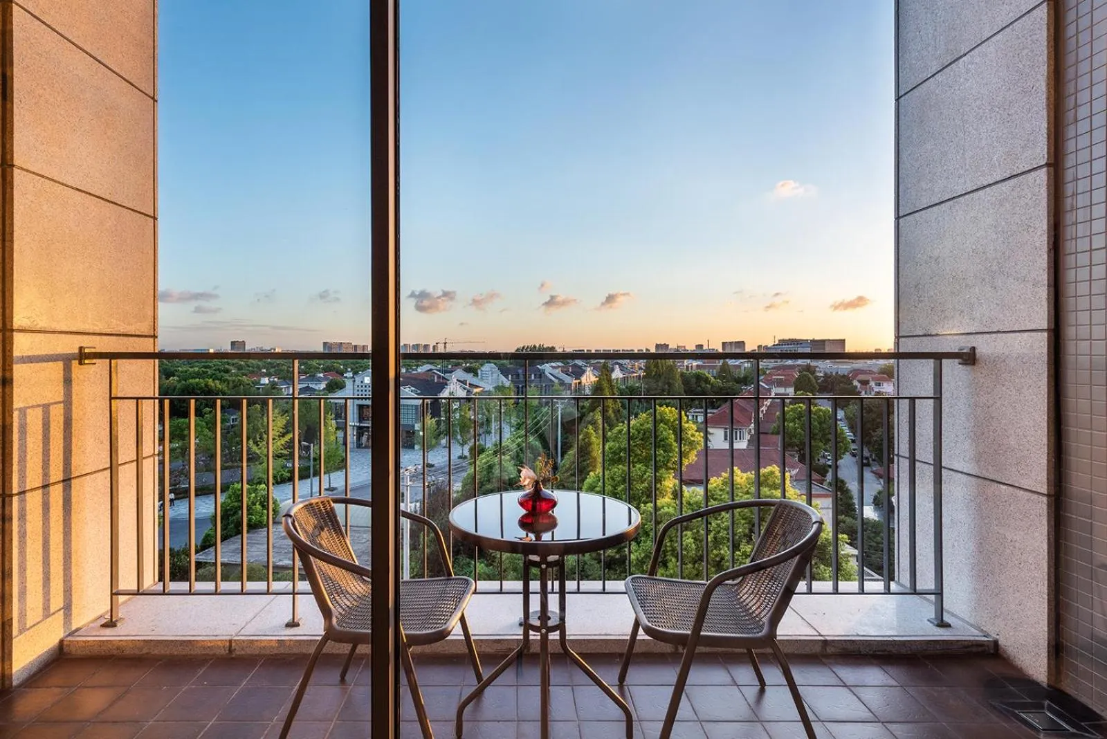 Balcony/Terrace in Novotel Suites Shanghai Hongqiao