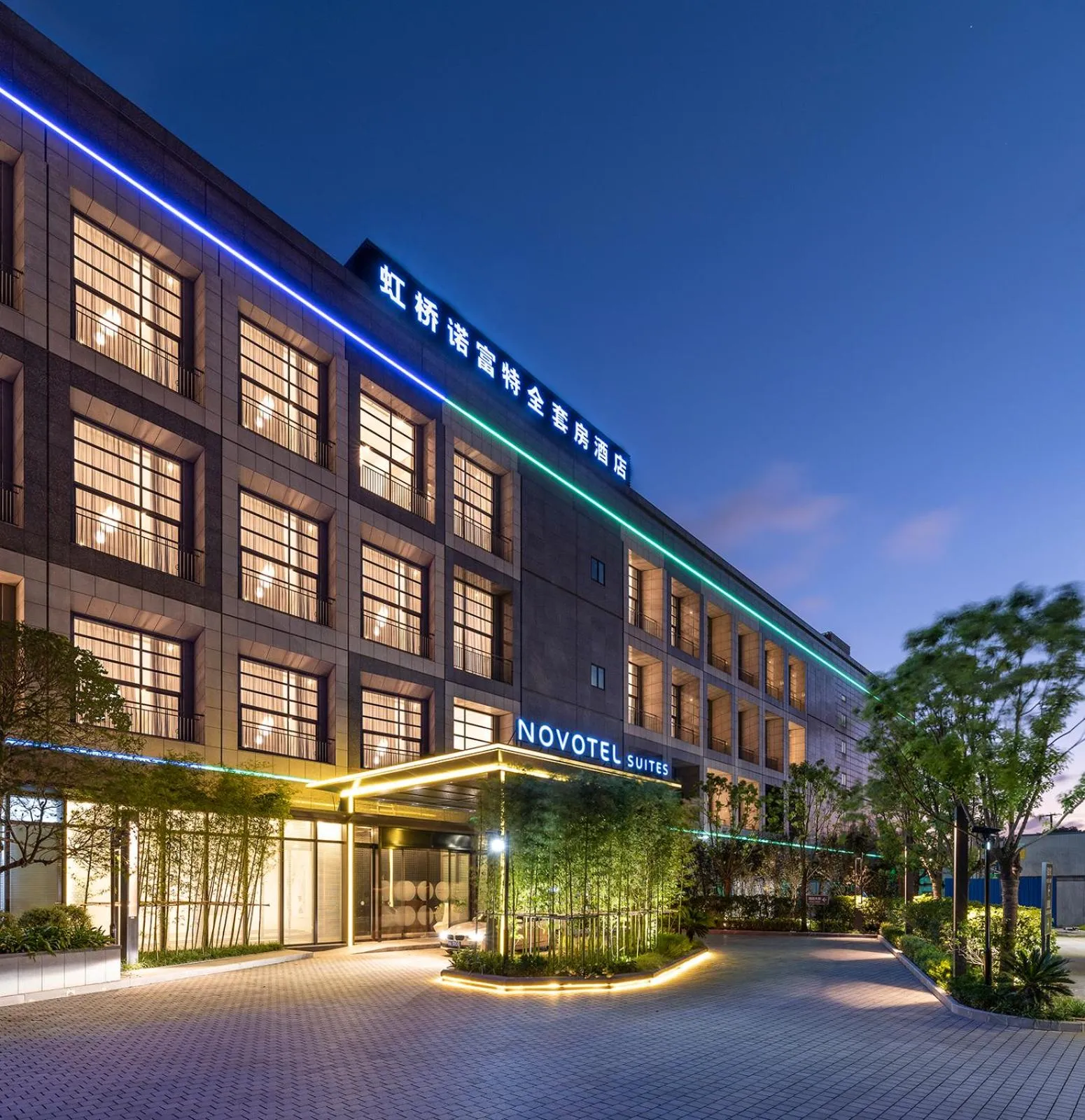 Property building in Novotel Suites Shanghai Hongqiao