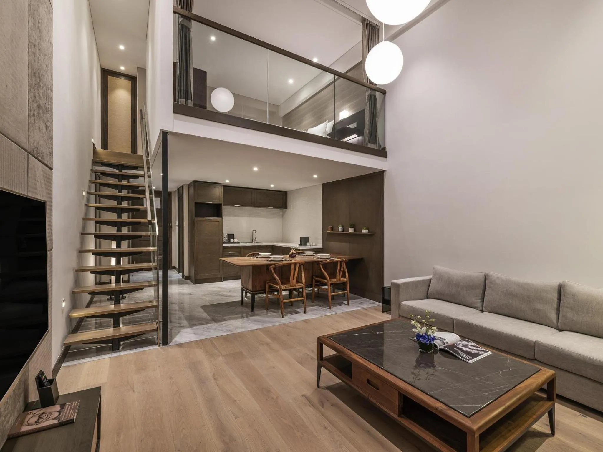 Bedroom in Novotel Suites Shanghai Hongqiao