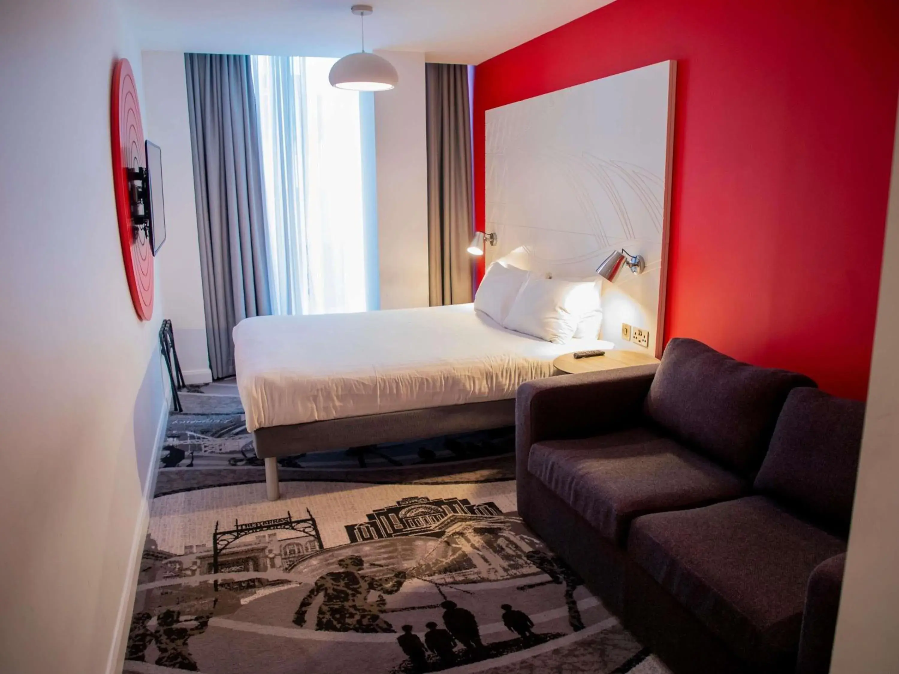 Bedroom, Bed in ibis Styles Glasgow Central Bedroom, Bed in ibis Styles Glasgow Central