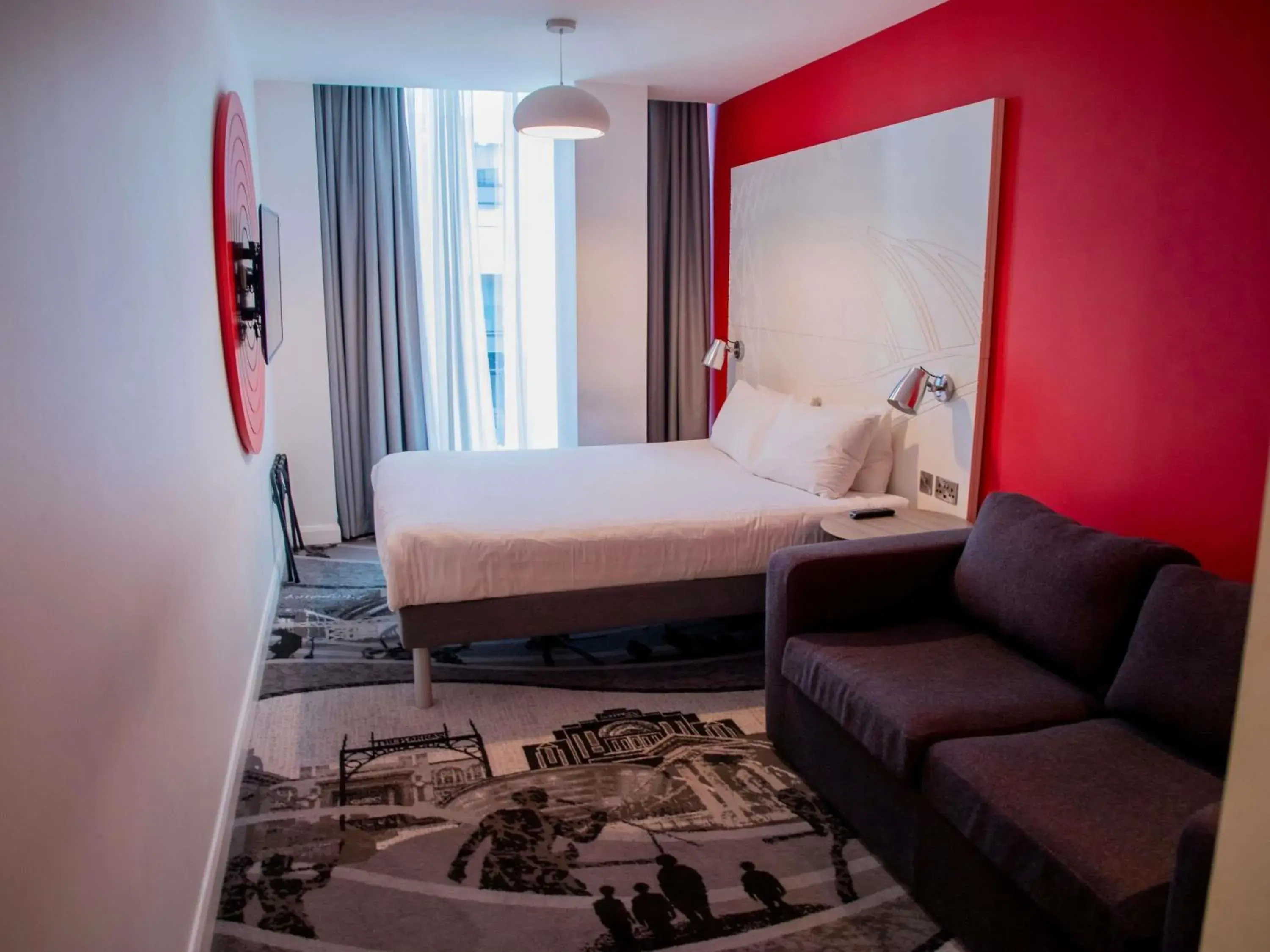 Bedroom, Bed in ibis Styles Glasgow Central Bedroom, Bed in ibis Styles Glasgow Central