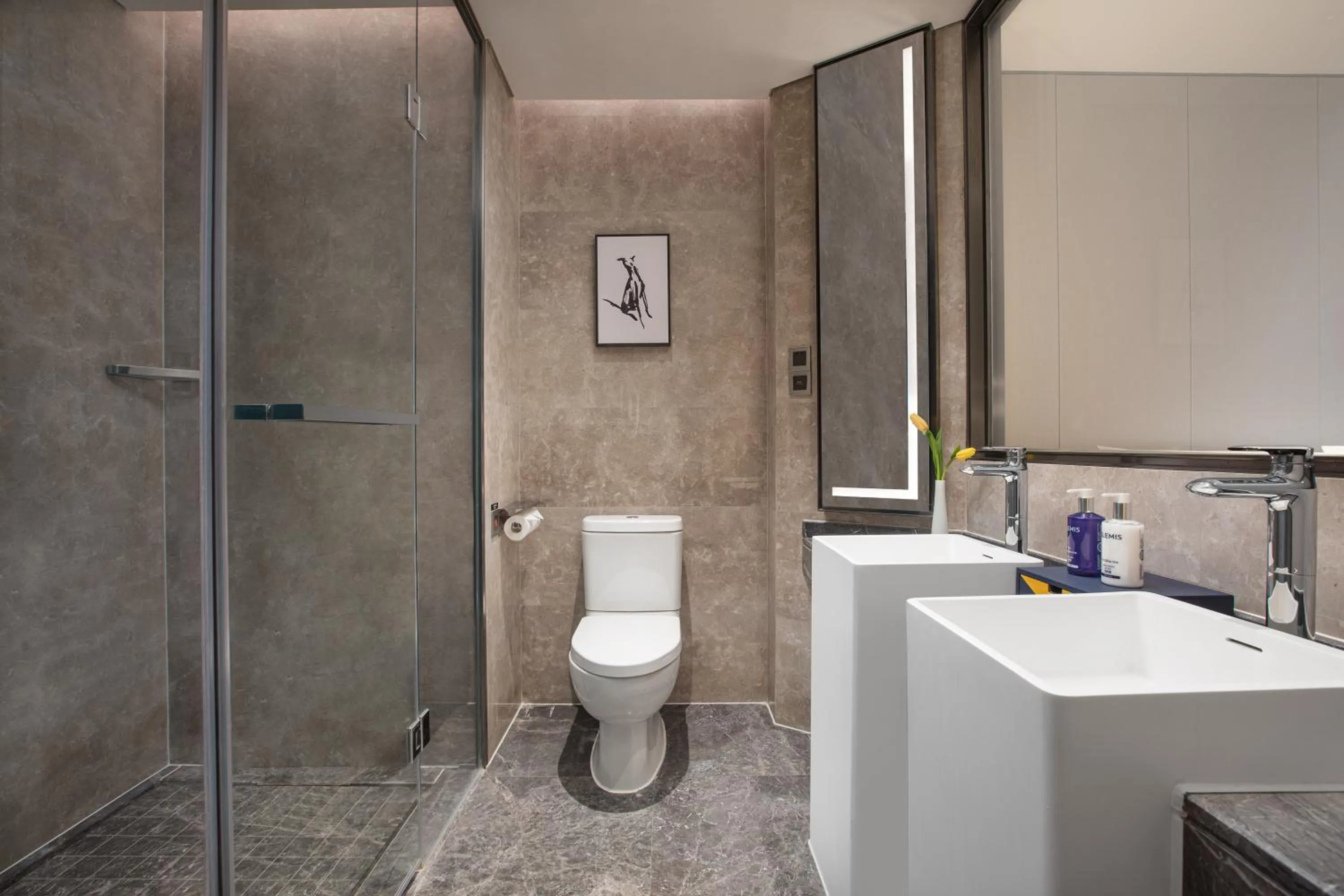 Bathroom in voco Xian ETDZ by IHG