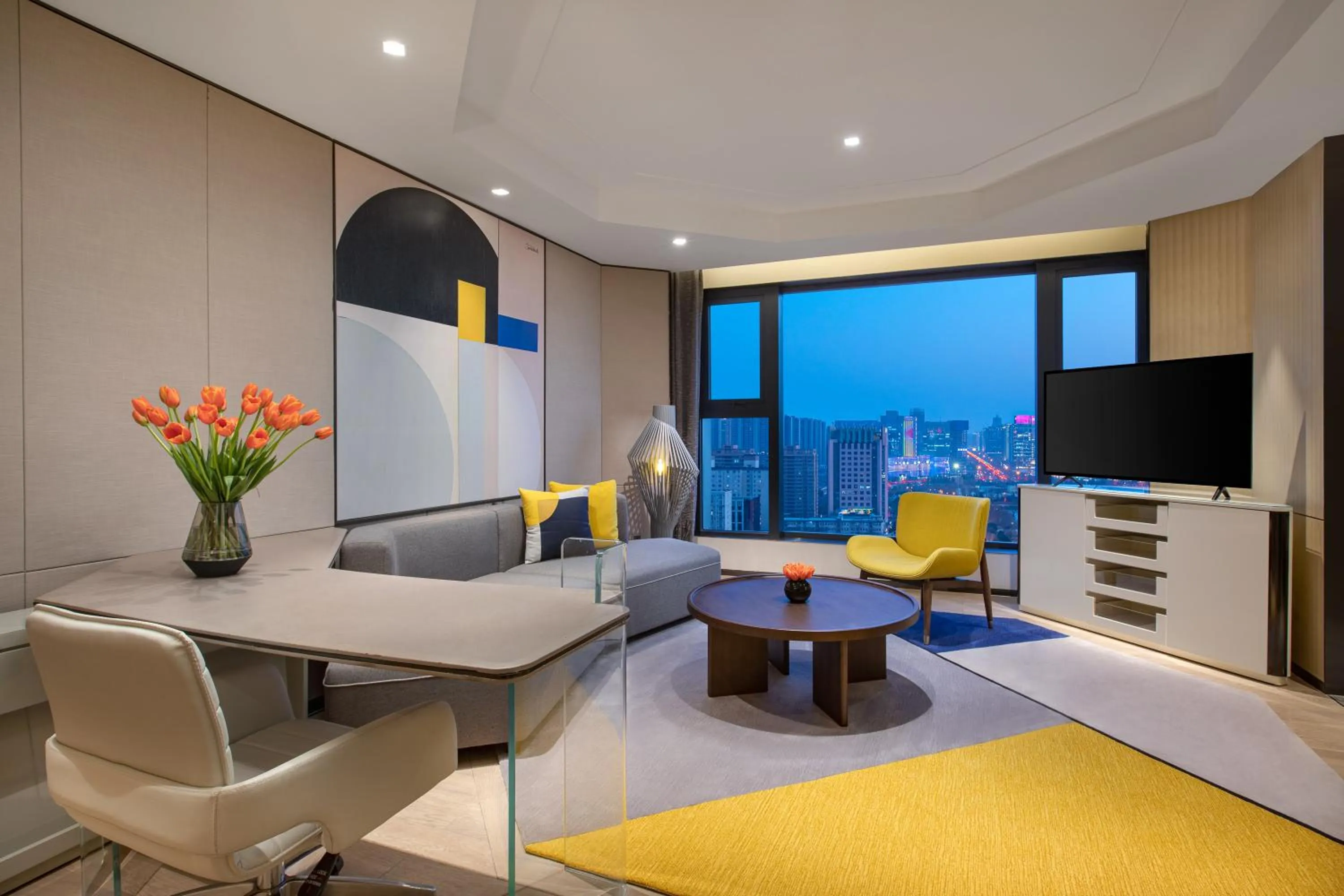 Seating area in voco Xian ETDZ by IHG