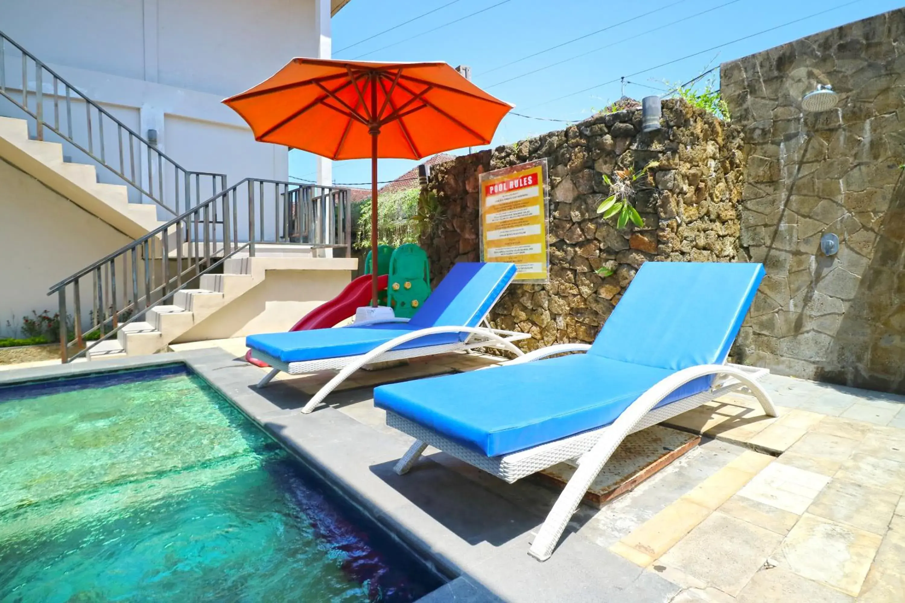 Swimming pool in Lembayung Sari Homestay Swimming pool in Lembayung Sari Homestay