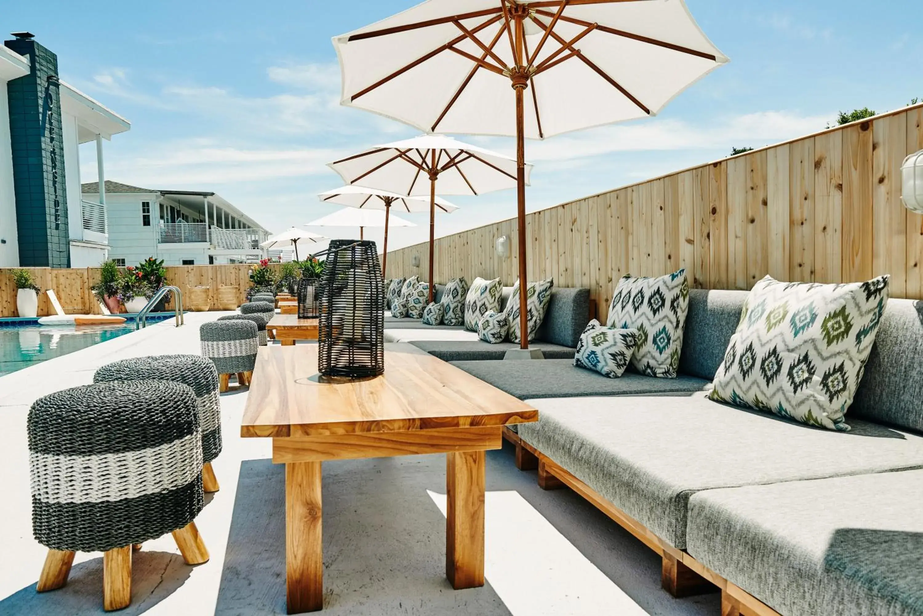 Swimming pool in Hero Beach Club Swimming pool in Hero Beach Club