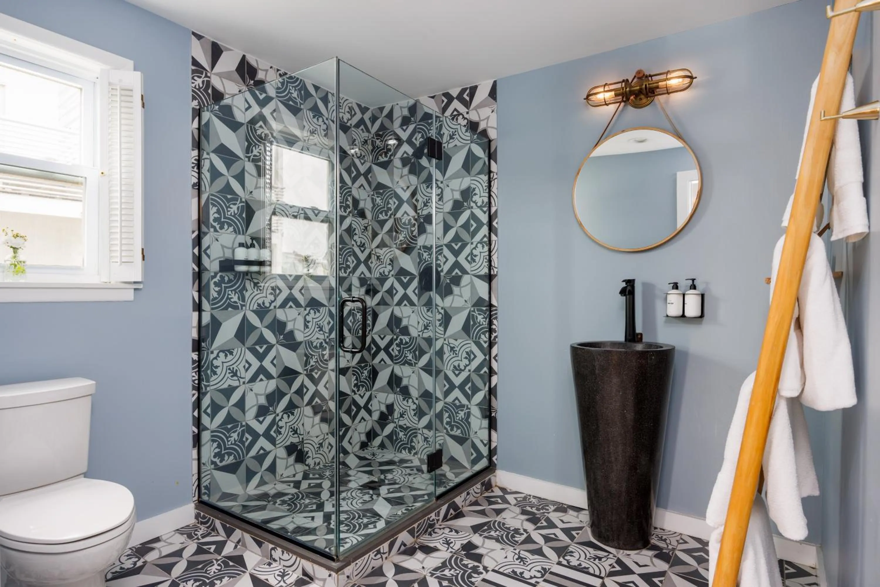 Bathroom in Hero Beach Club