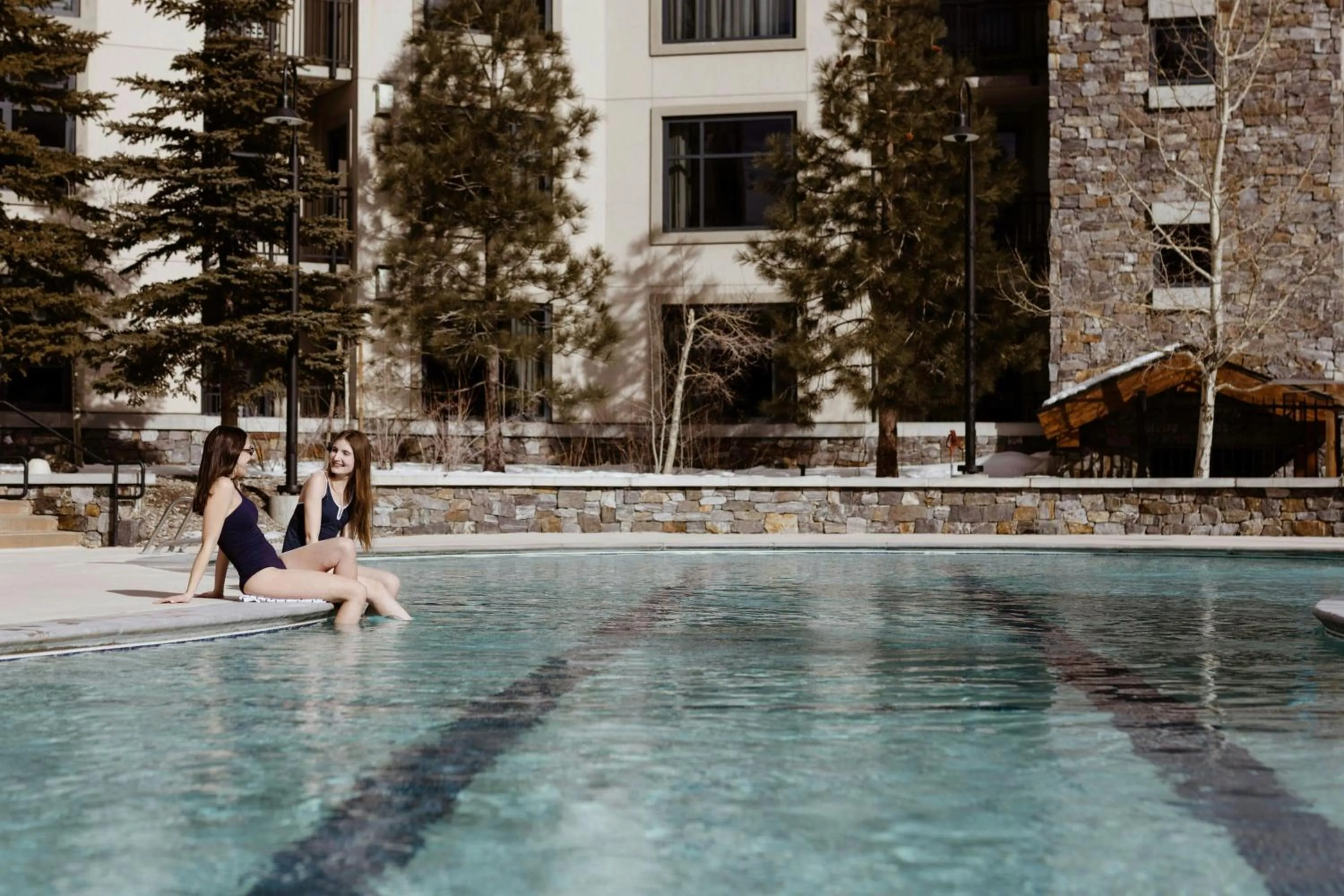 Swimming pool in The Westin Monache Resort, Mammoth