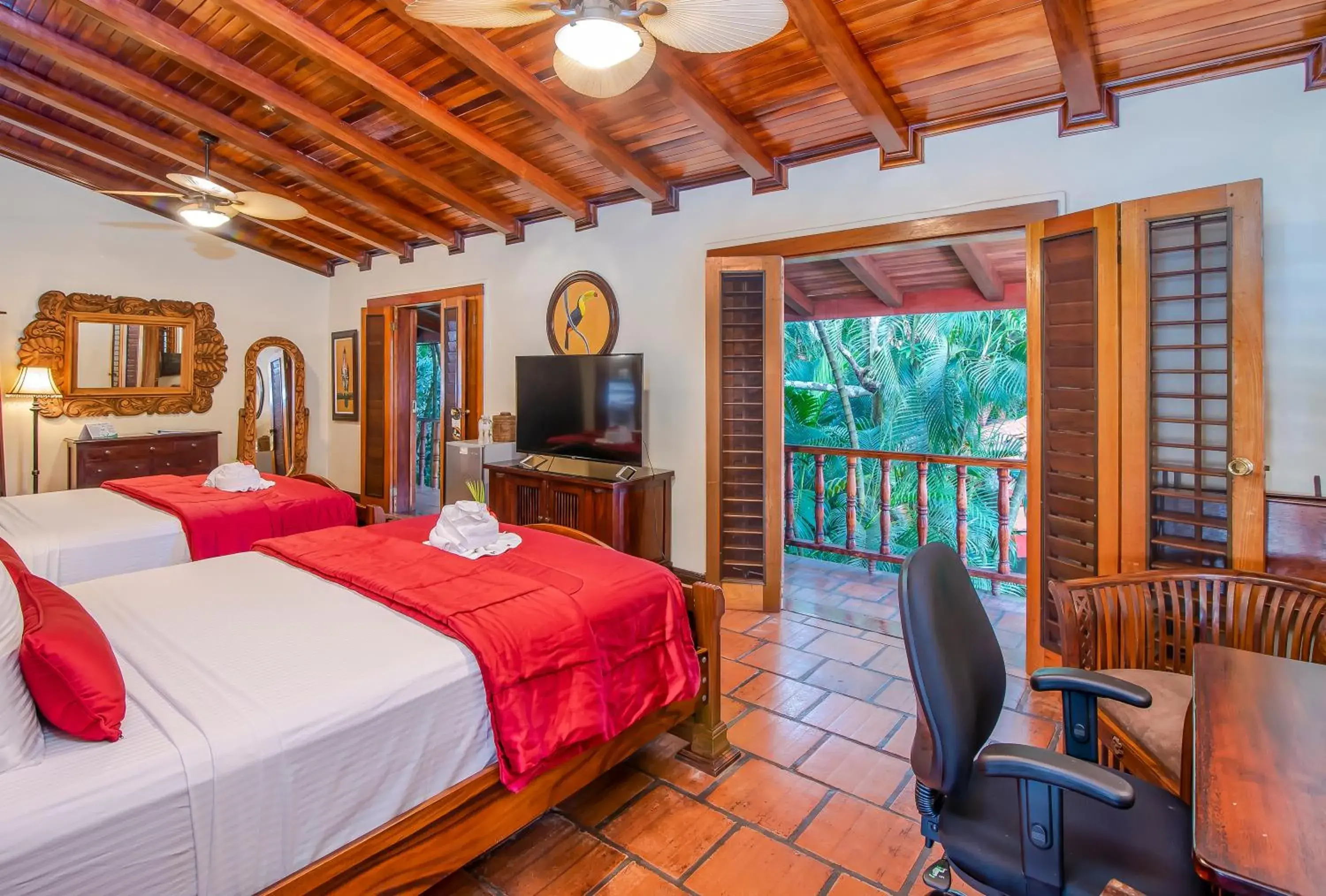 Bed in Hotel Villas Lirio Bed in Hotel Villas Lirio