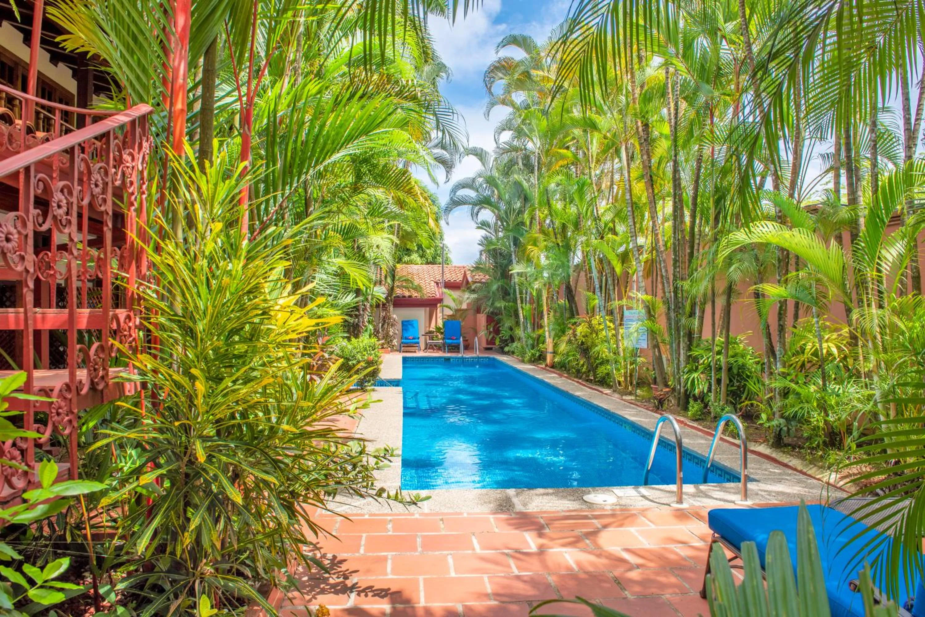 Pool view in Hotel Villas Lirio