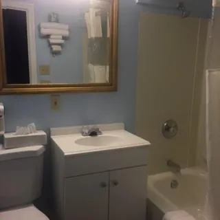 Bathroom in Days Inn by Wyndham Cleveland Lakewood