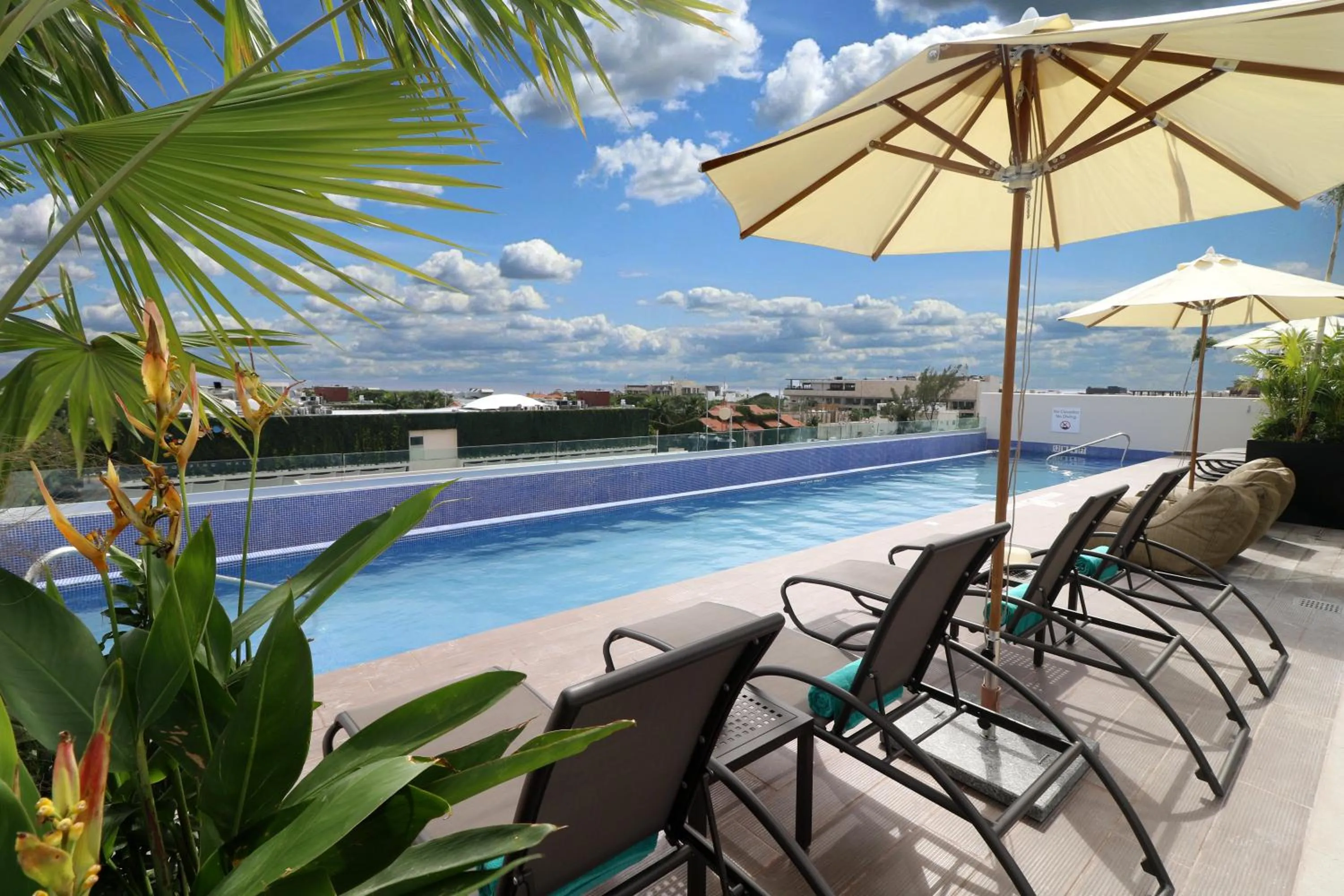 Pool view in Holiday Inn Express & Suites - Playa del Carmen by IHG