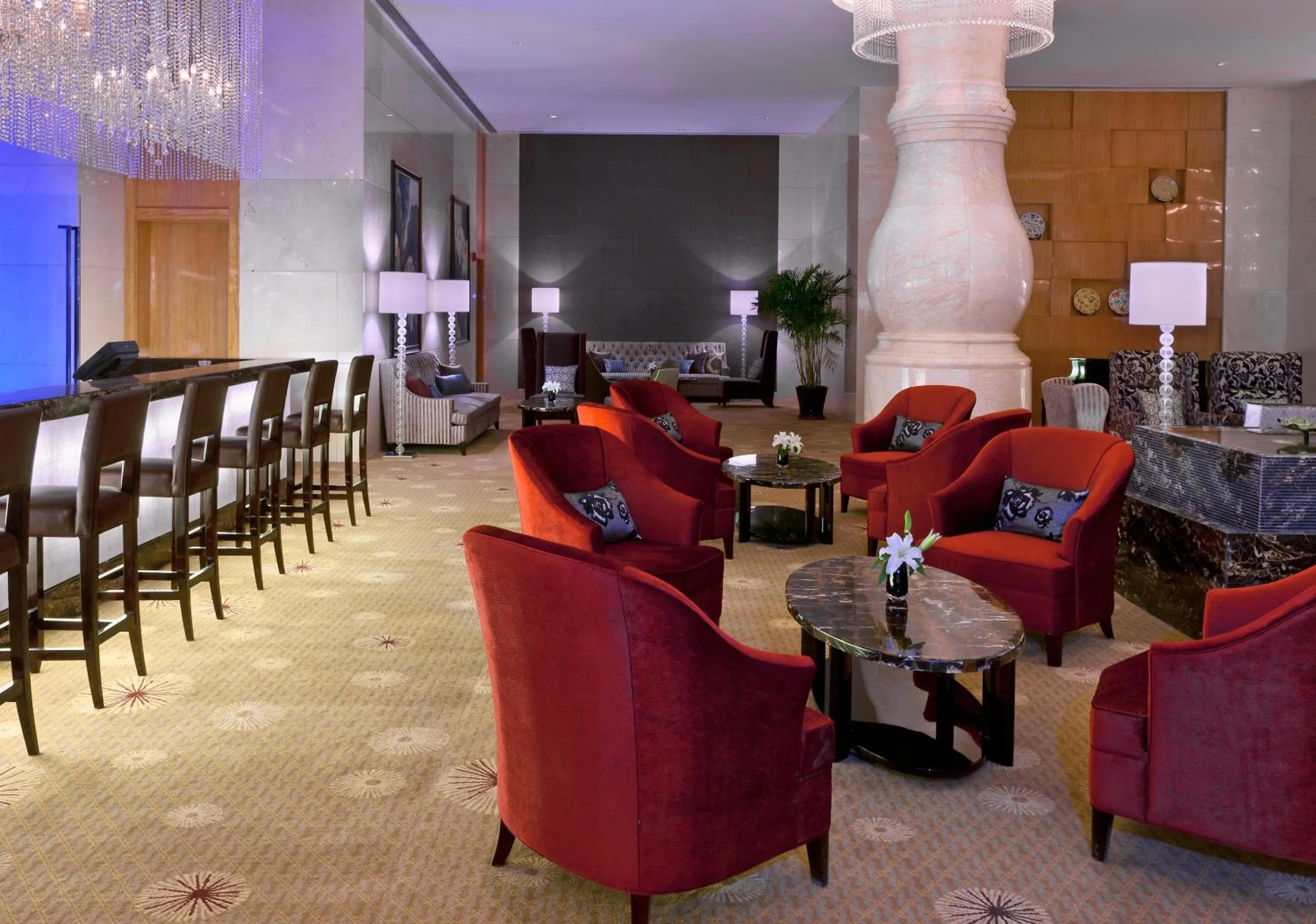 Lobby or reception in Sheraton Daqing Hotel