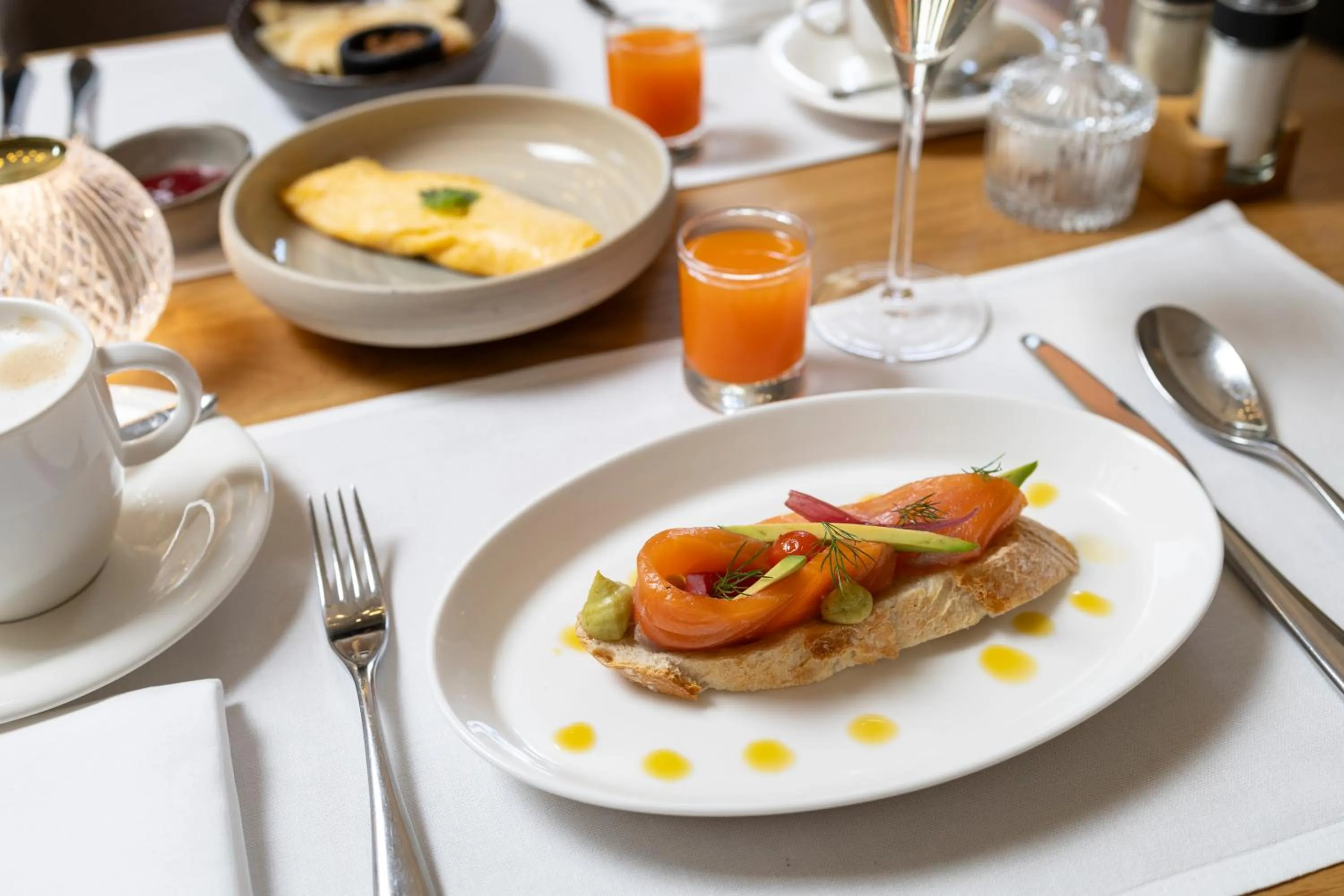 Food and drinks in Château de Vignée