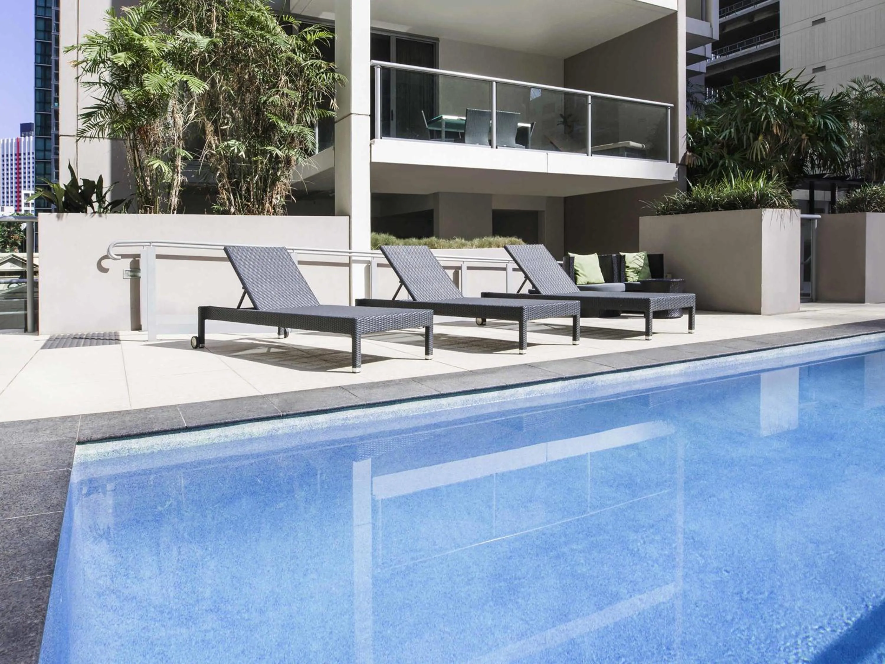 Pool view in Mantra Midtown