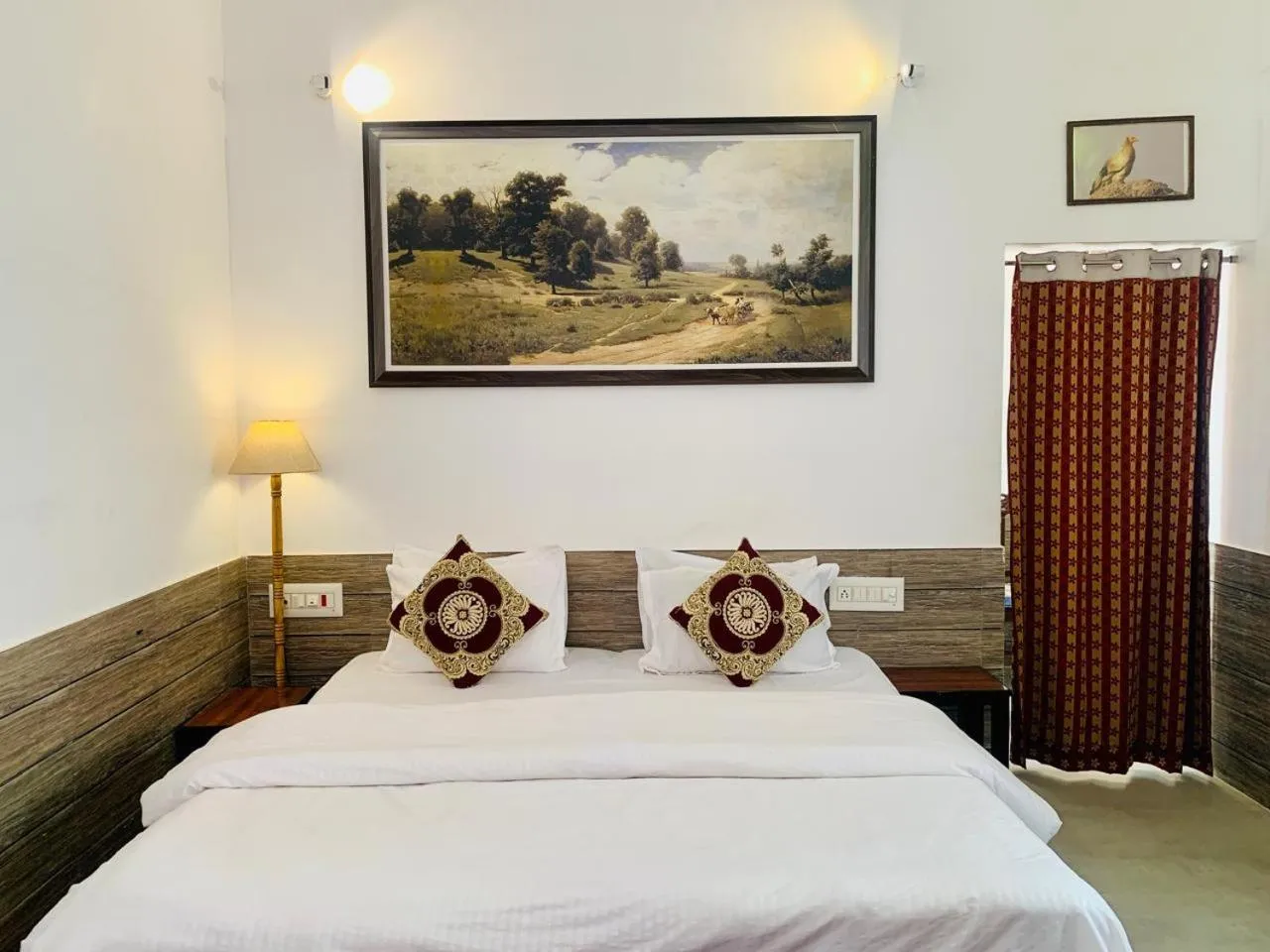 Bed in Haveli Expedition & Resort