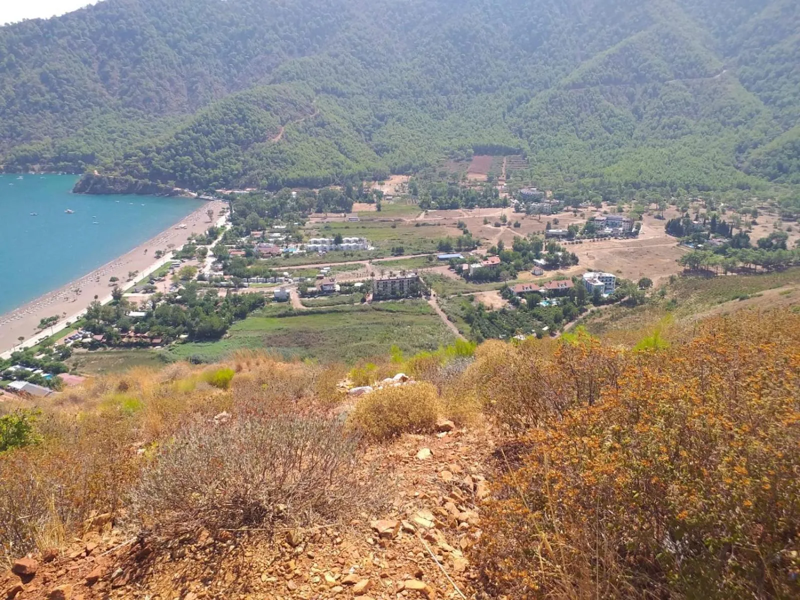 Bird's eye view in Adrasan La Casita Hotel