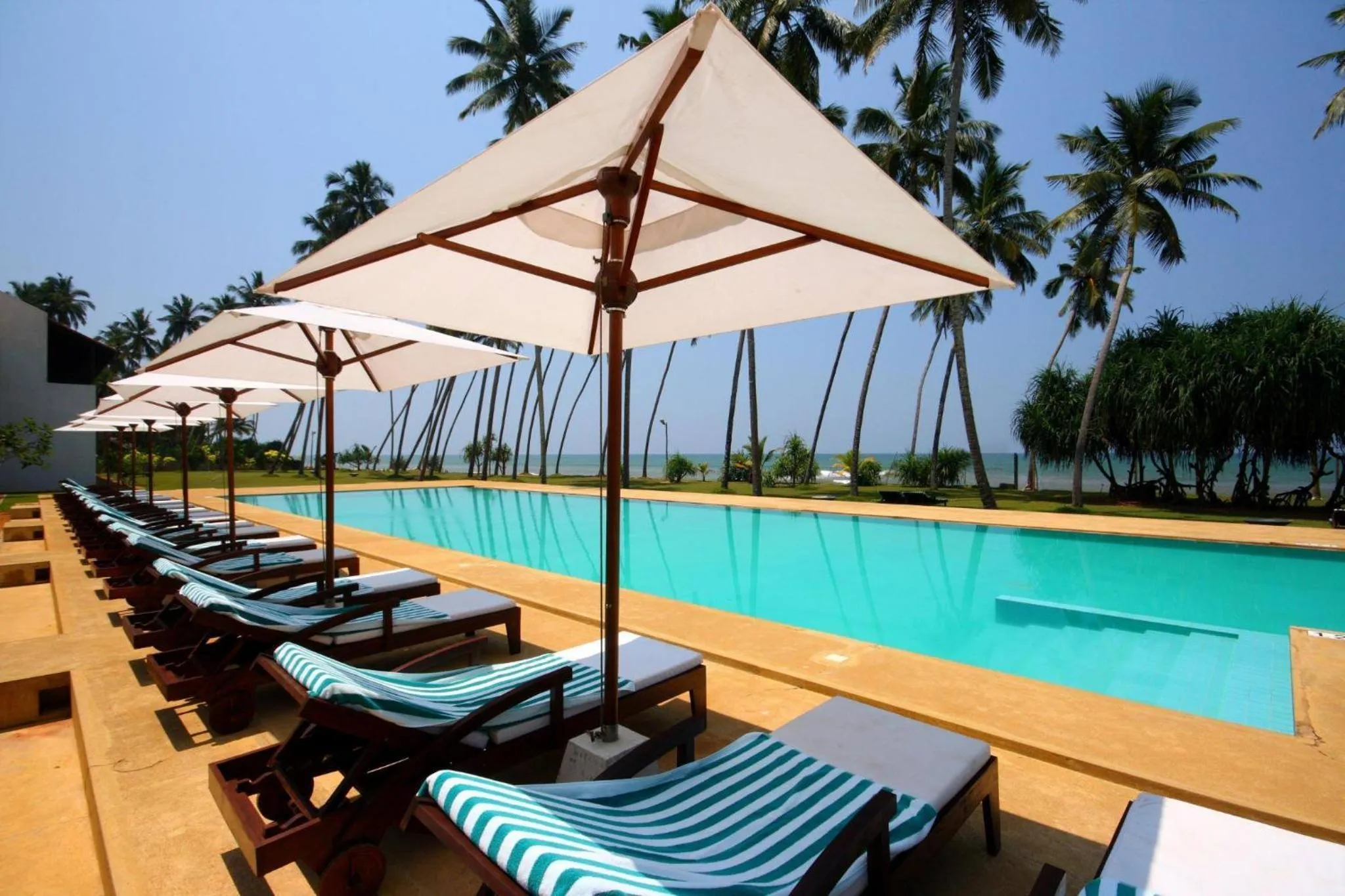 Pool view in Grand Beach