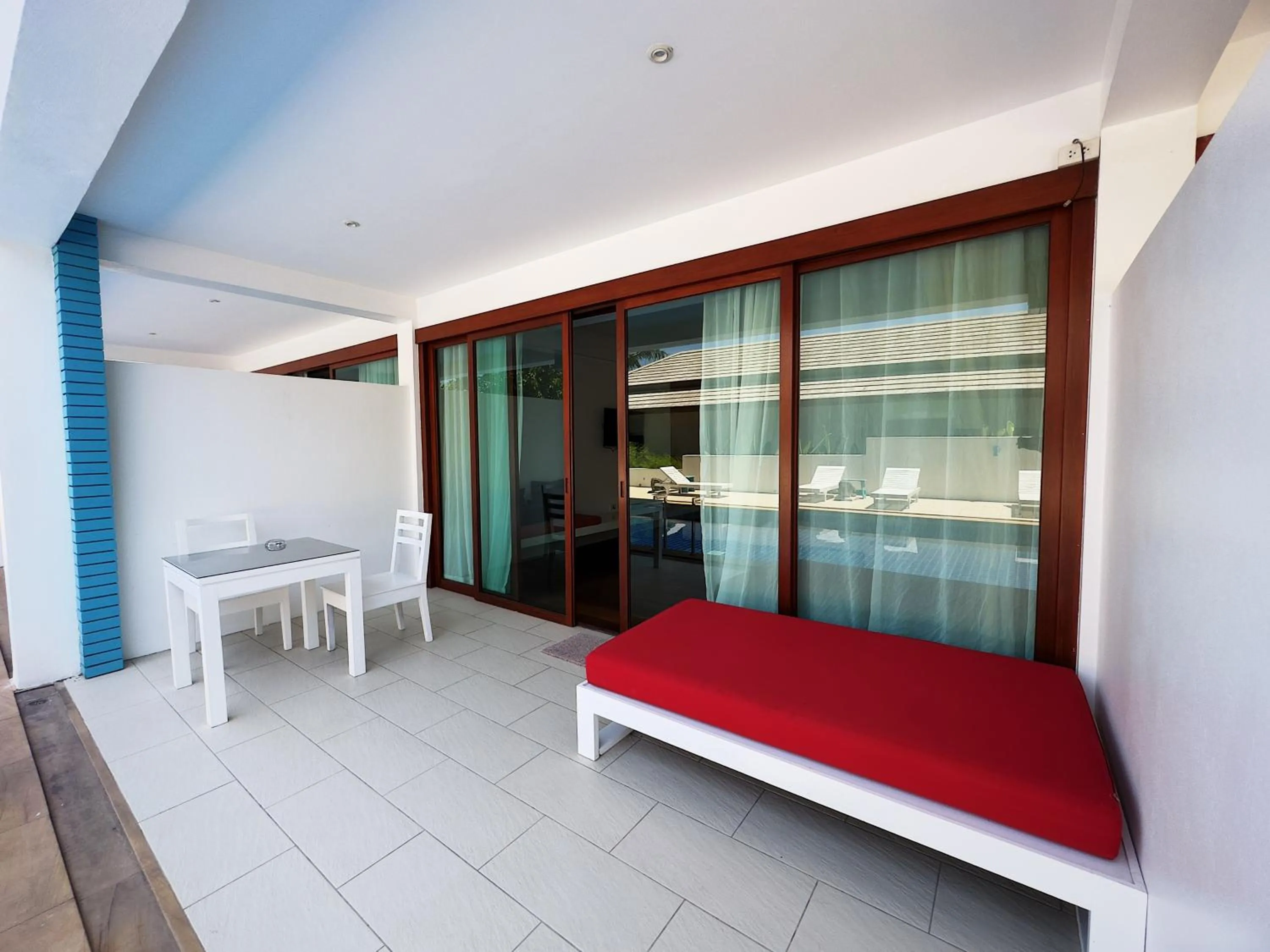 Balcony/Terrace, Bed in Samui Mekkala Seaview