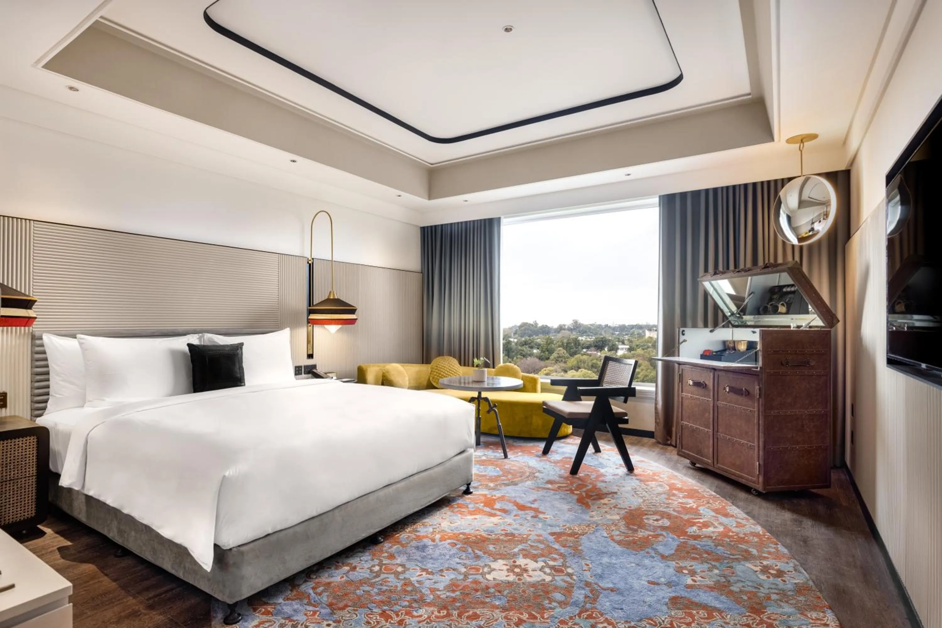 Living room, Bed in Hyatt Centric Sector17 Chandigarh