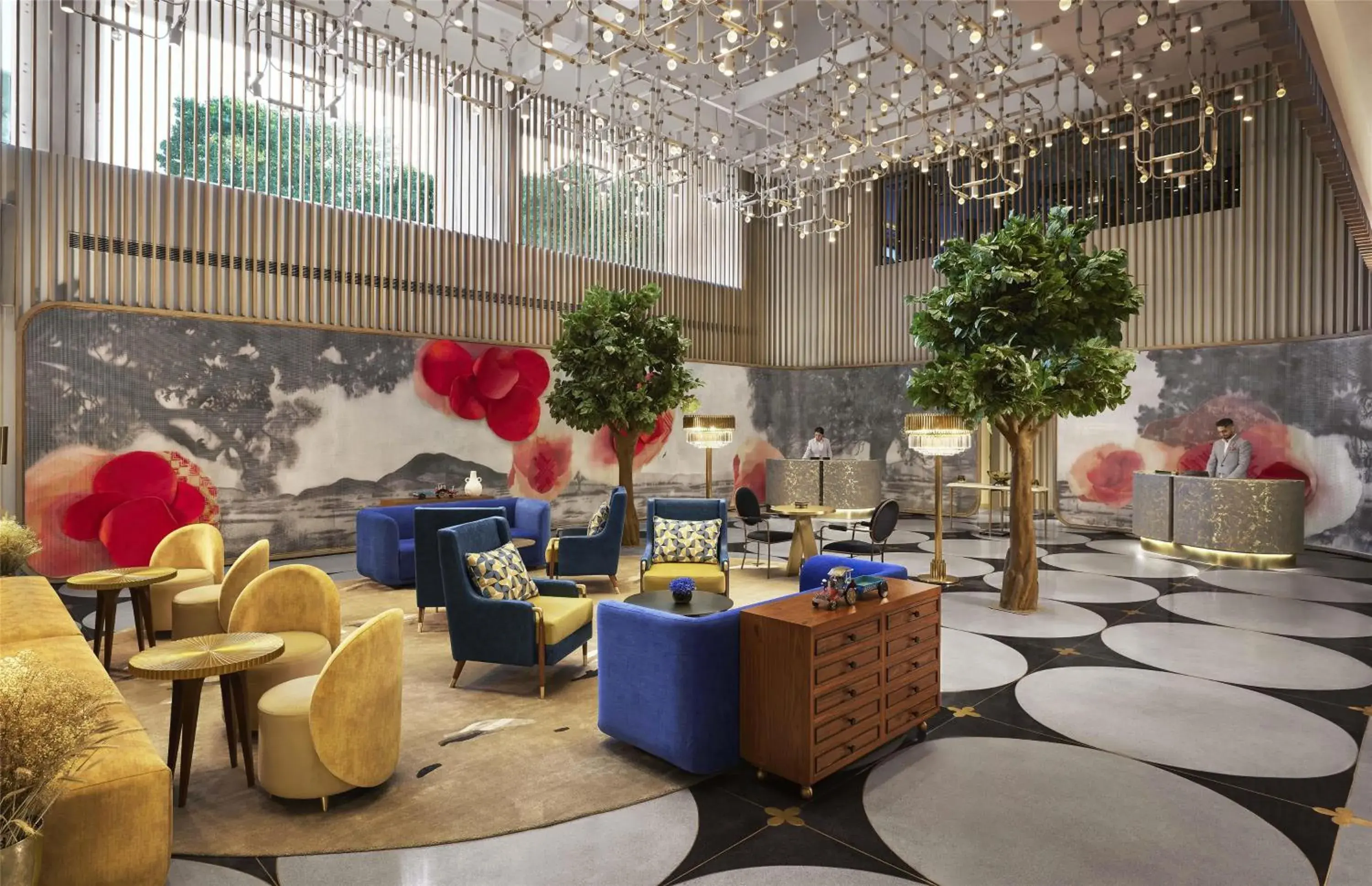 Lobby or reception in Hyatt Centric Sector17 Chandigarh Lobby or reception in Hyatt Centric Sector17 Chandigarh
