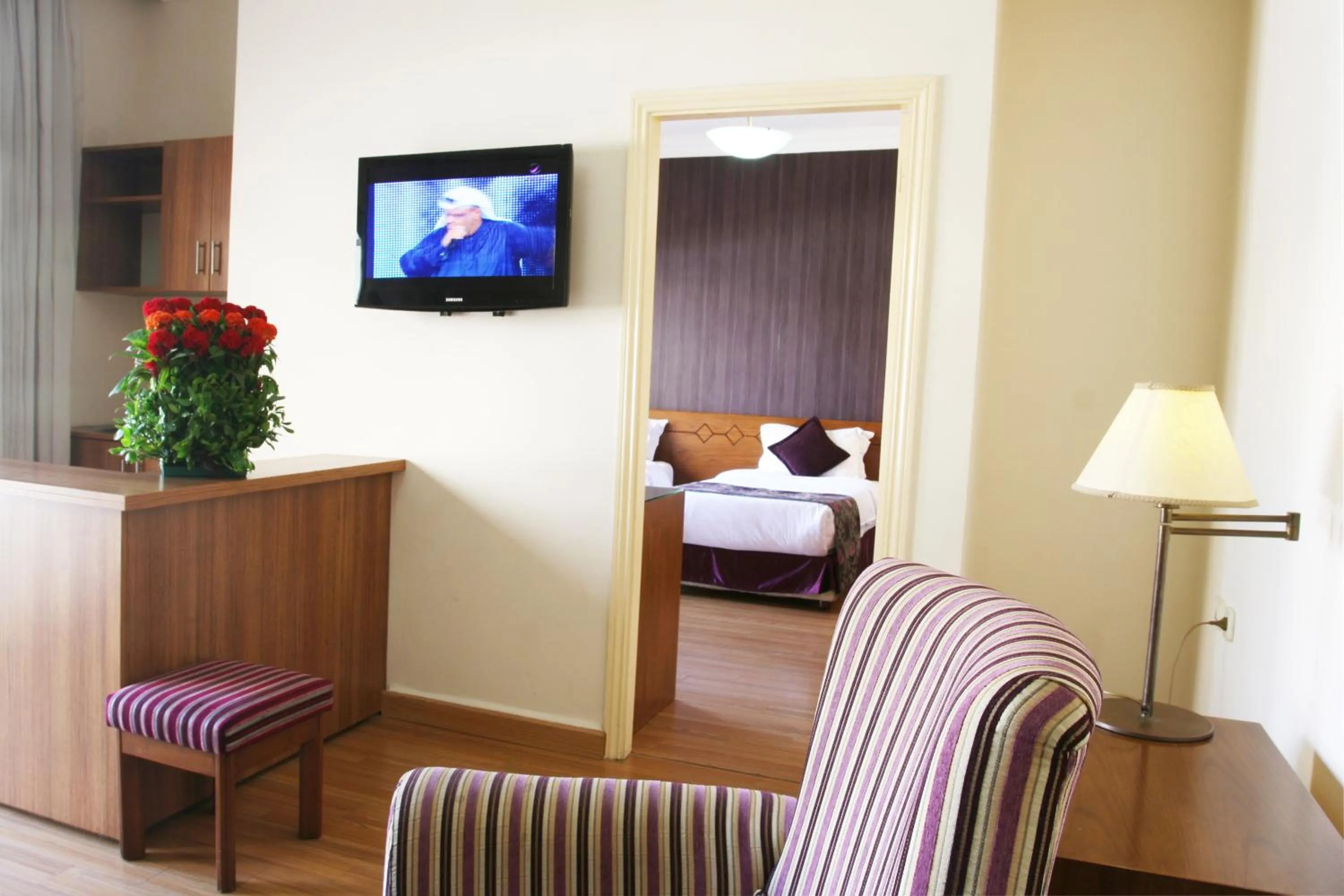 Living room, Bed in Orient Prince Hotel