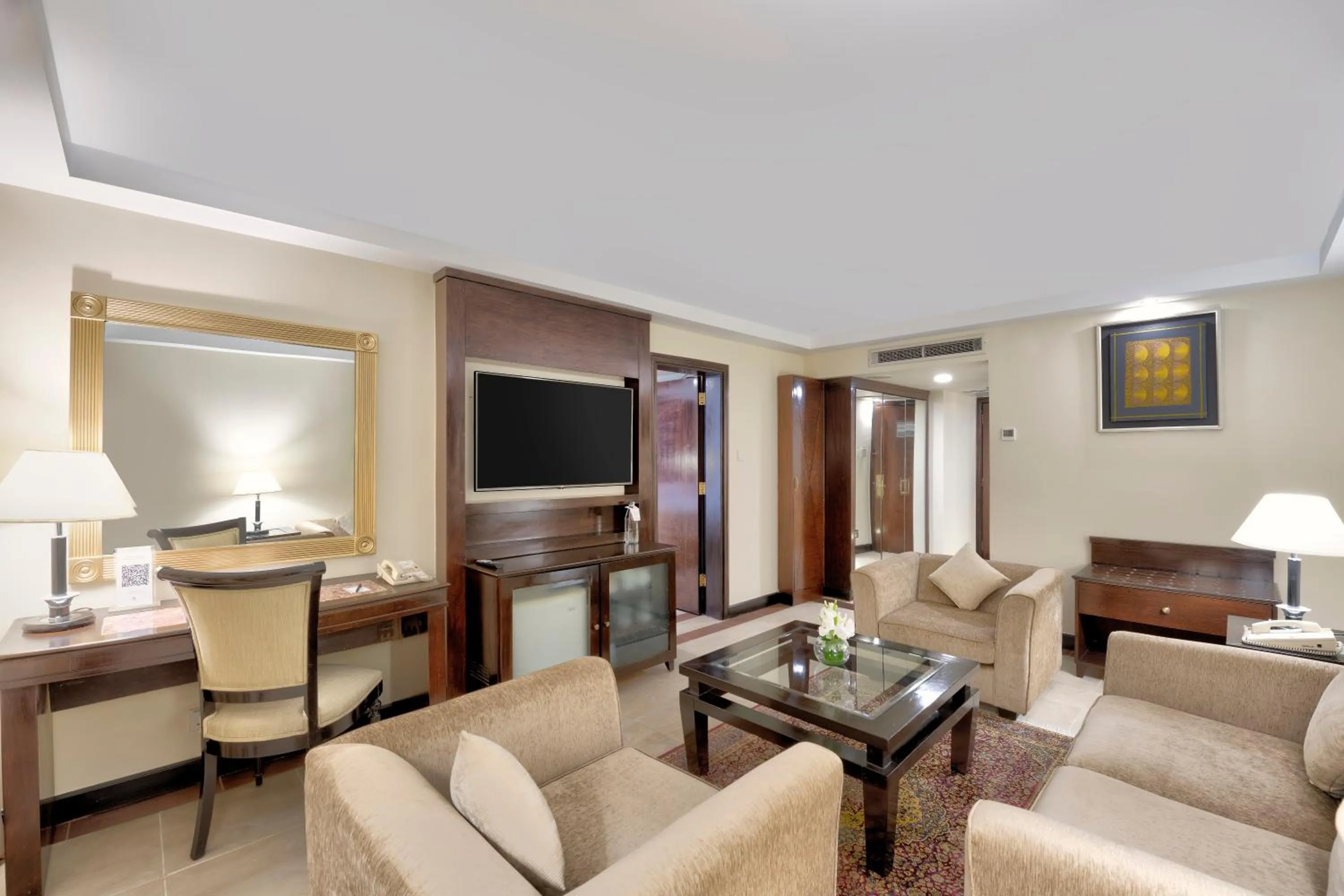 Living room in Islamabad Marriott Hotel