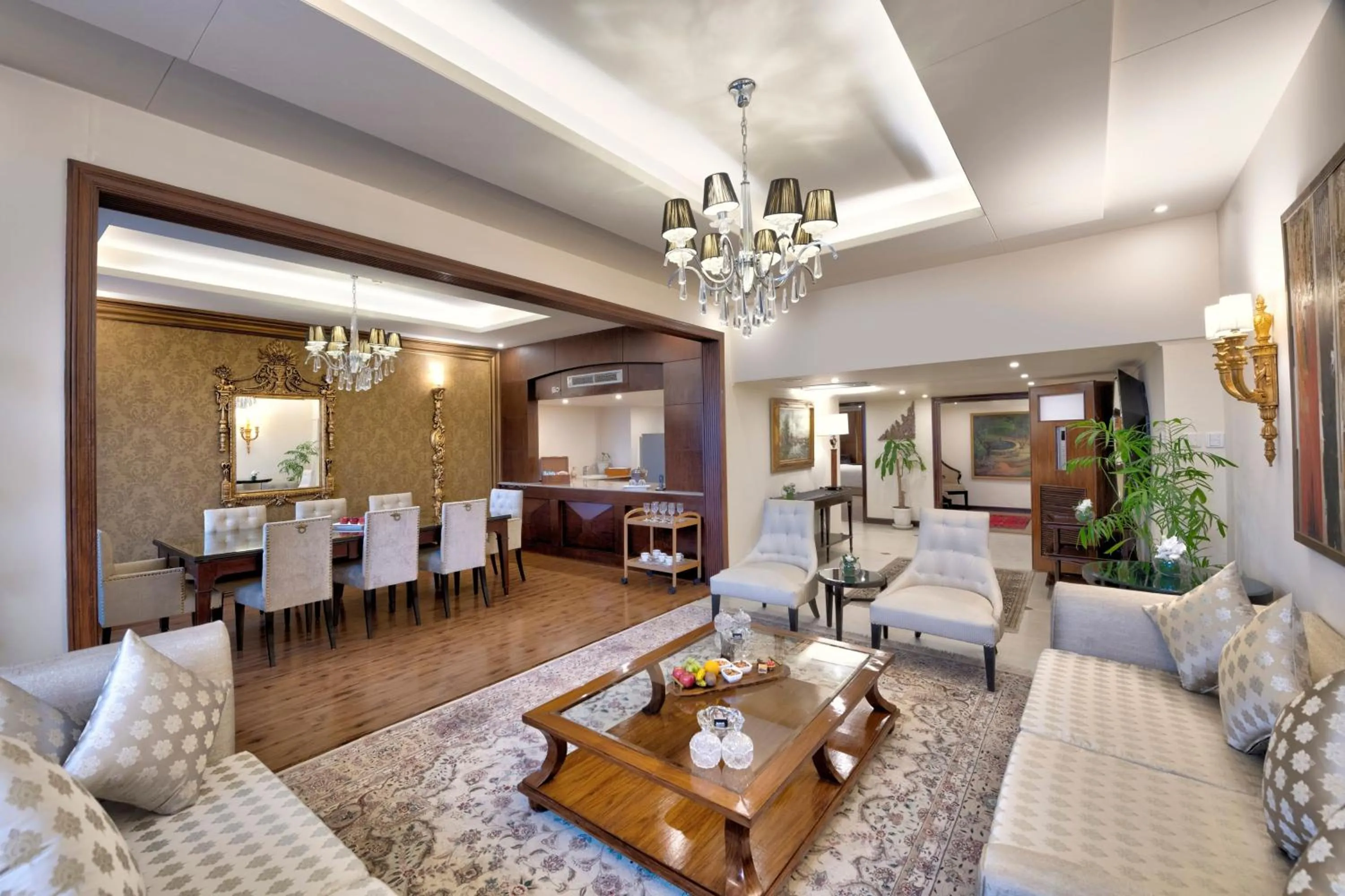Living room in Islamabad Marriott Hotel