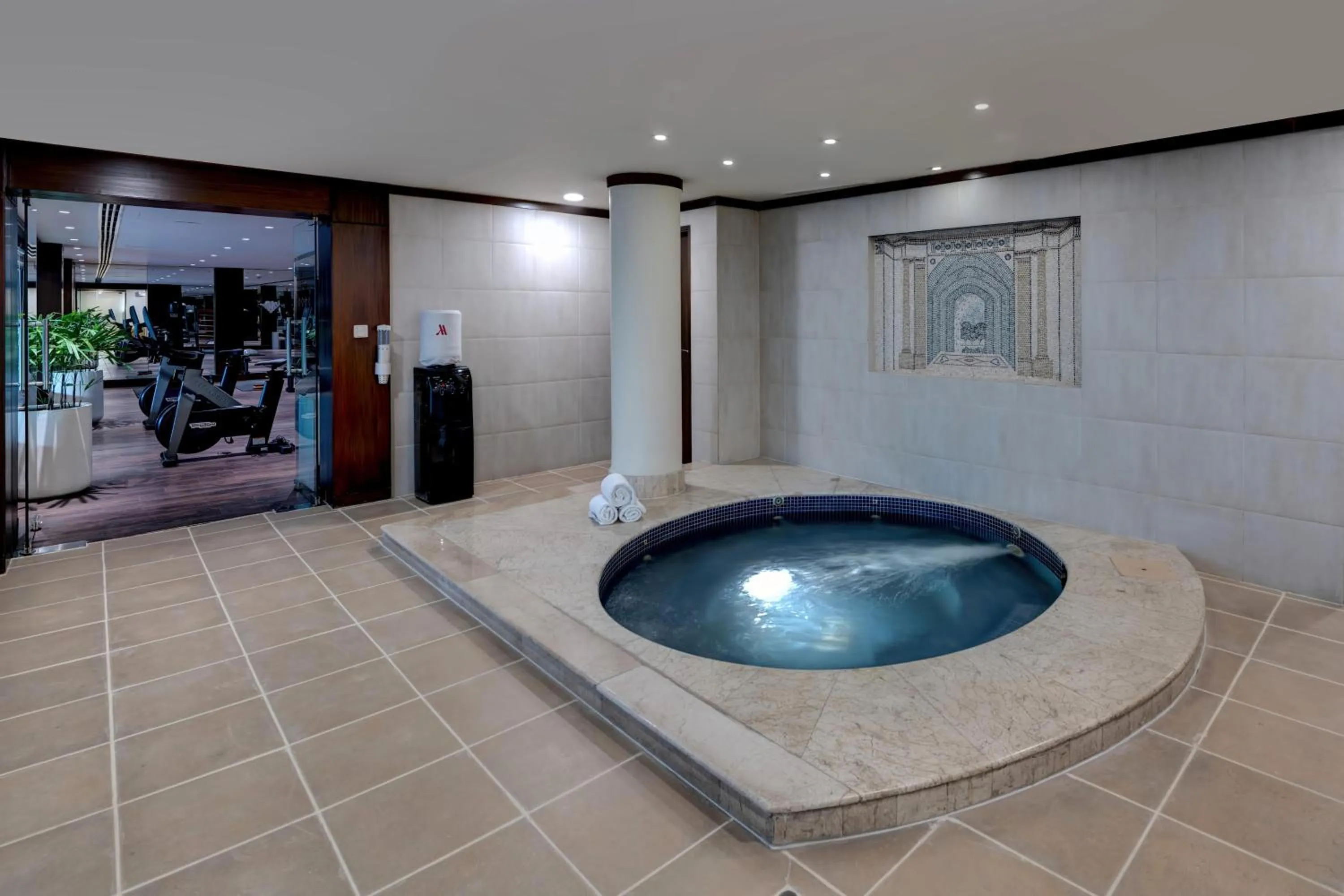 Fitness centre/facilities in Islamabad Marriott Hotel