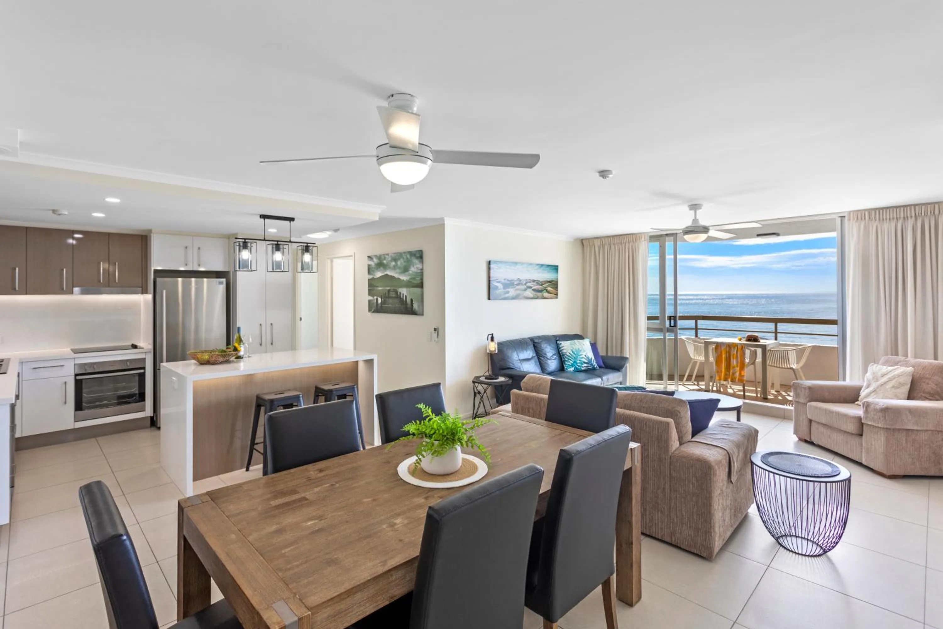 Dining area in Newport Mooloolaba Apartments