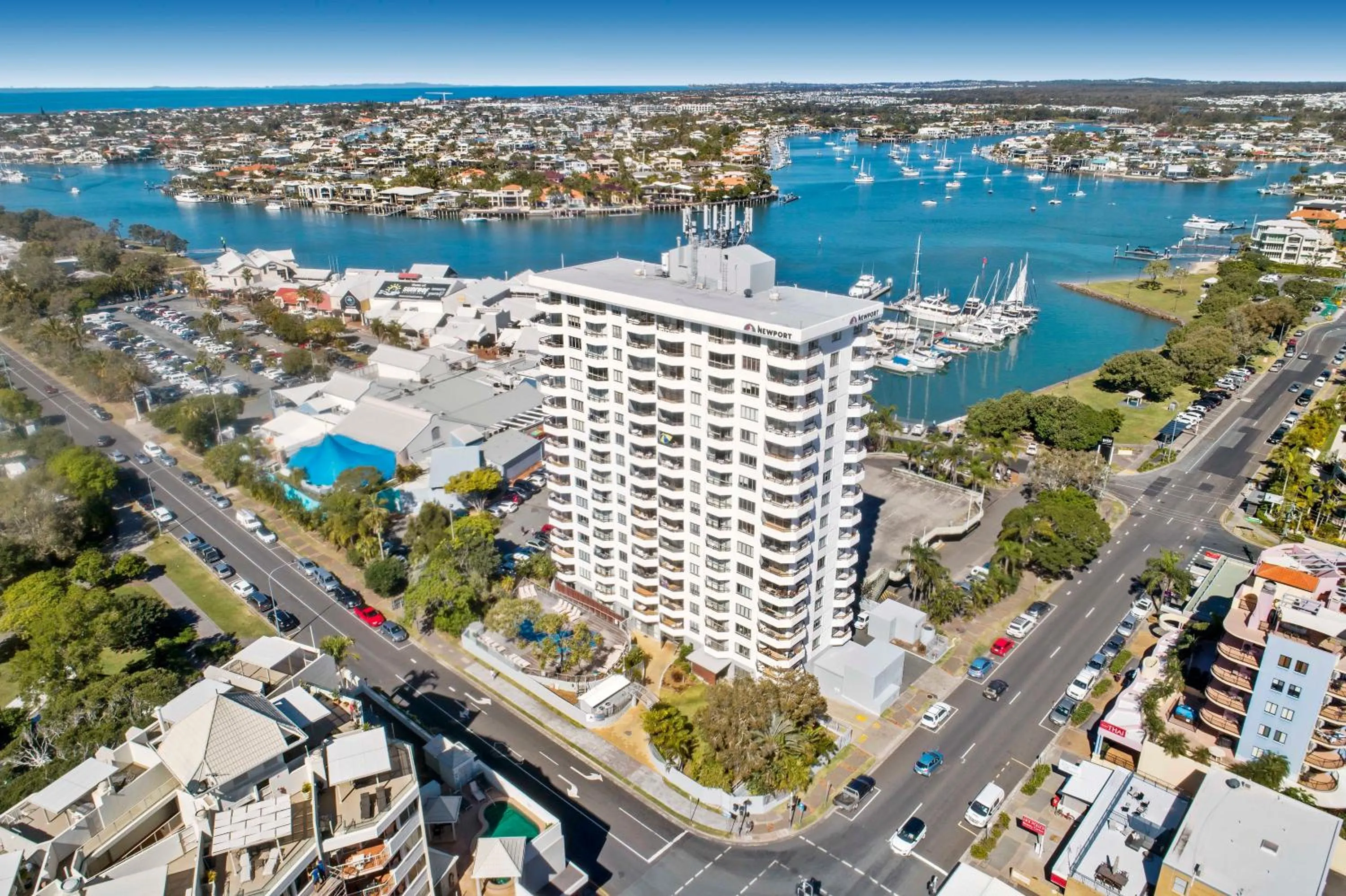 Property building in Newport Mooloolaba Apartments