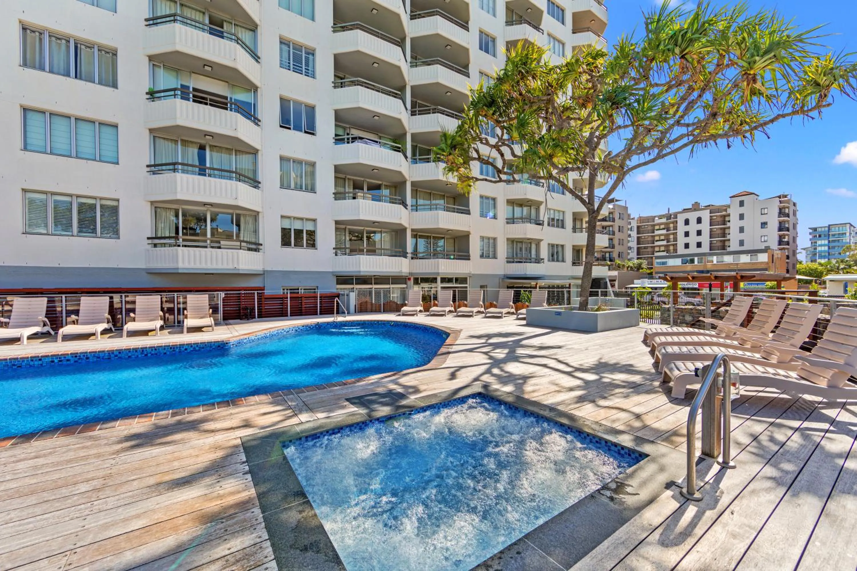 Swimming pool in Newport Mooloolaba Apartments