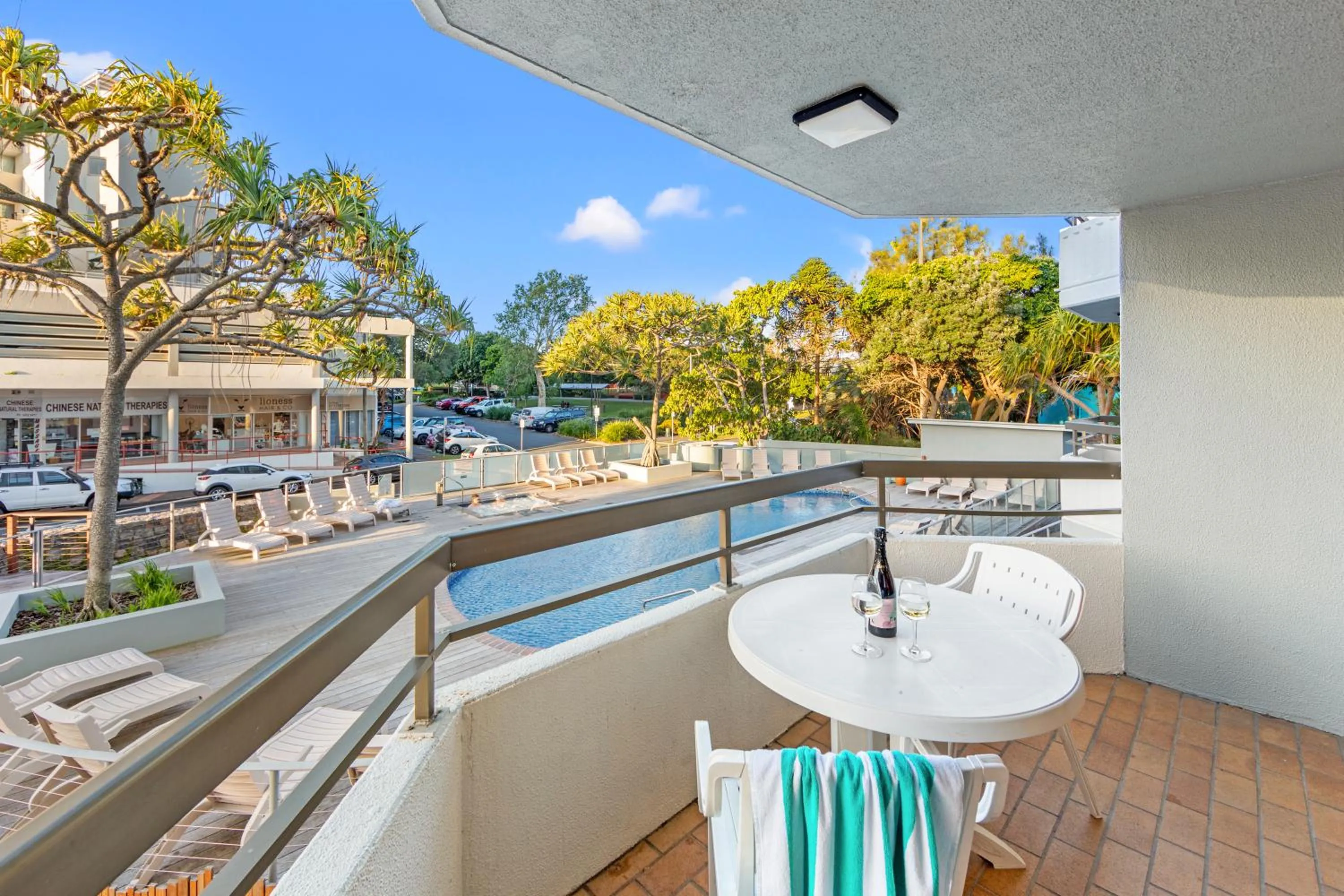 Balcony/Terrace in Newport Mooloolaba Apartments