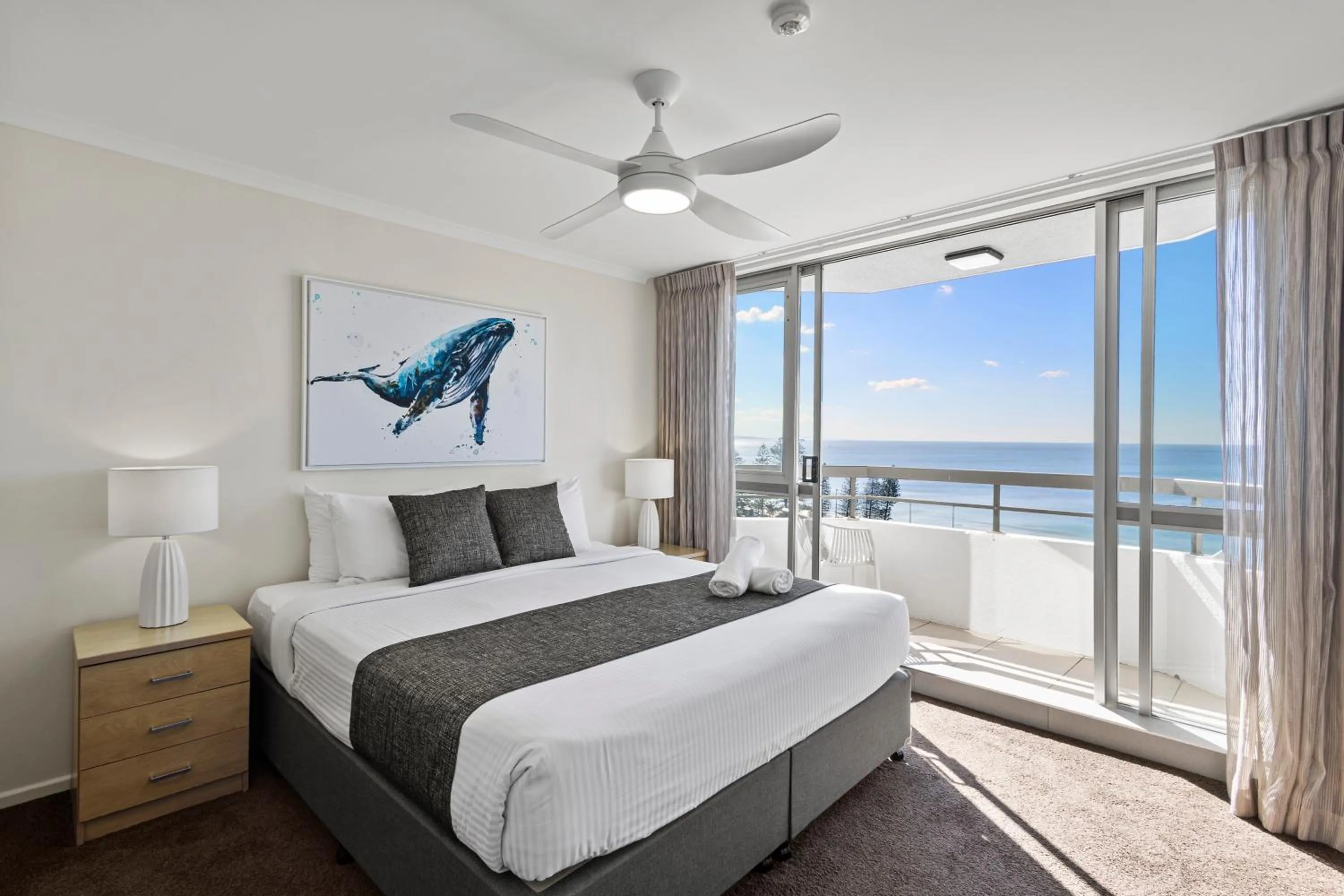 Bedroom, Bed in Newport Mooloolaba Apartments